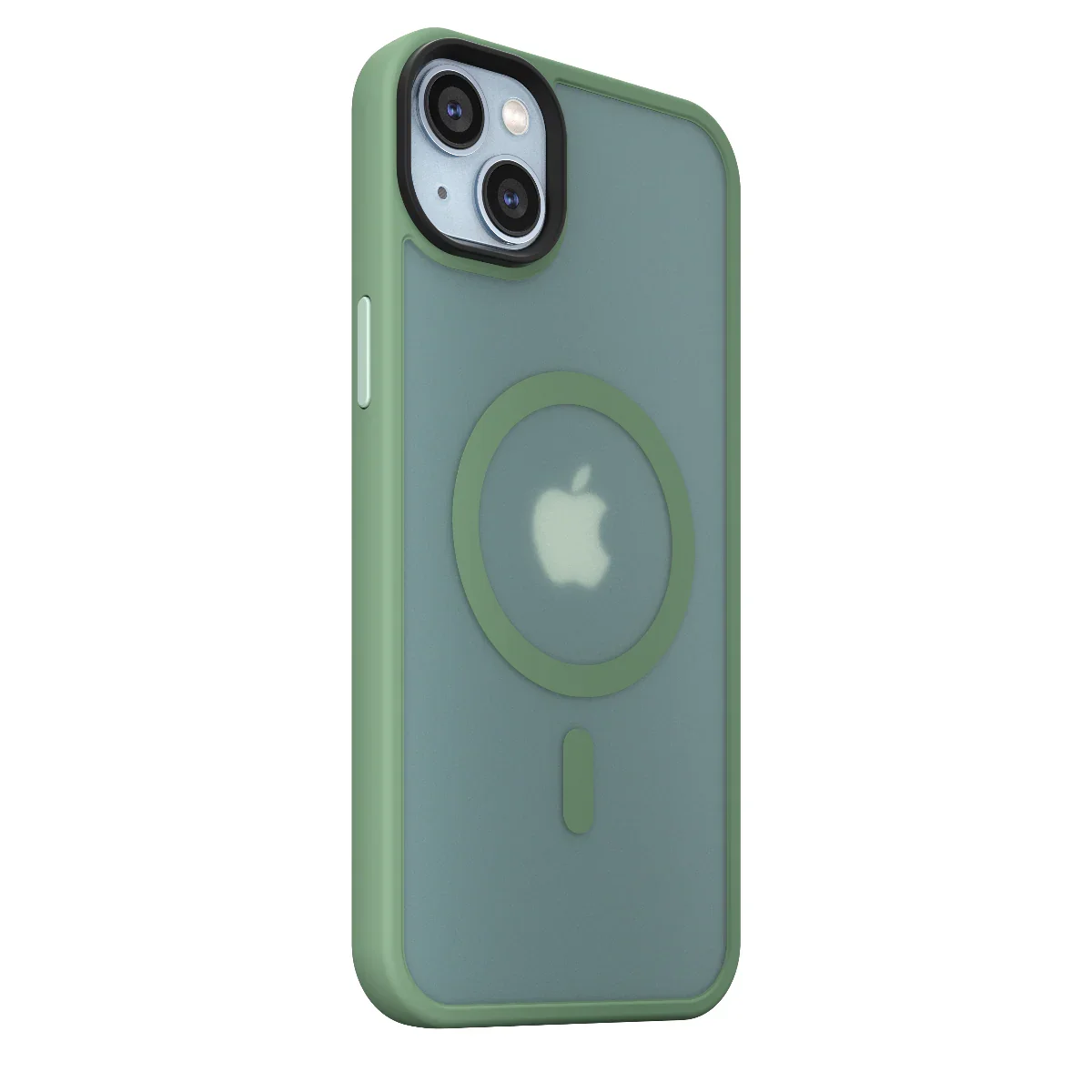 Husa de protectie NOA Mist Shield cu MagSafe pentru iPhone 14, Verde - Image 3