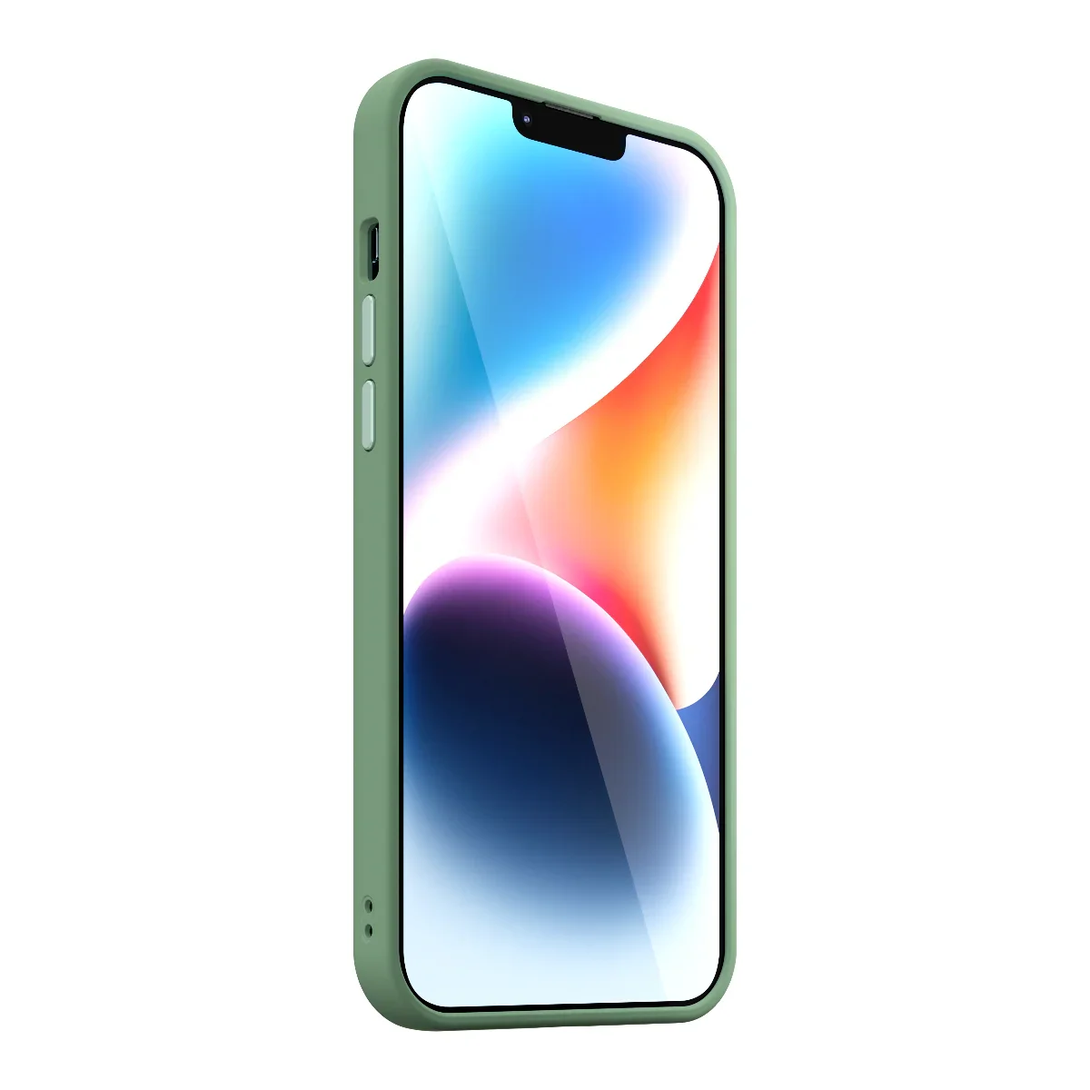 Husa de protectie NOA Mist Shield cu MagSafe pentru iPhone 14, Verde - Image 6