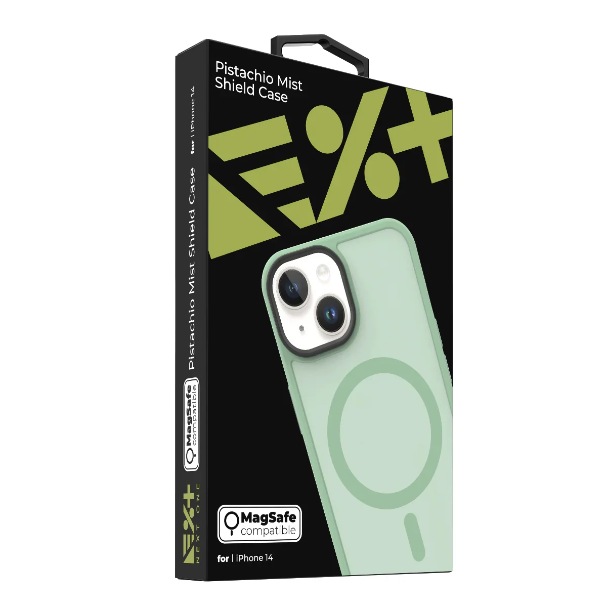 Husa de protectie NOA Mist Shield cu MagSafe pentru iPhone 14, Verde - Image 7