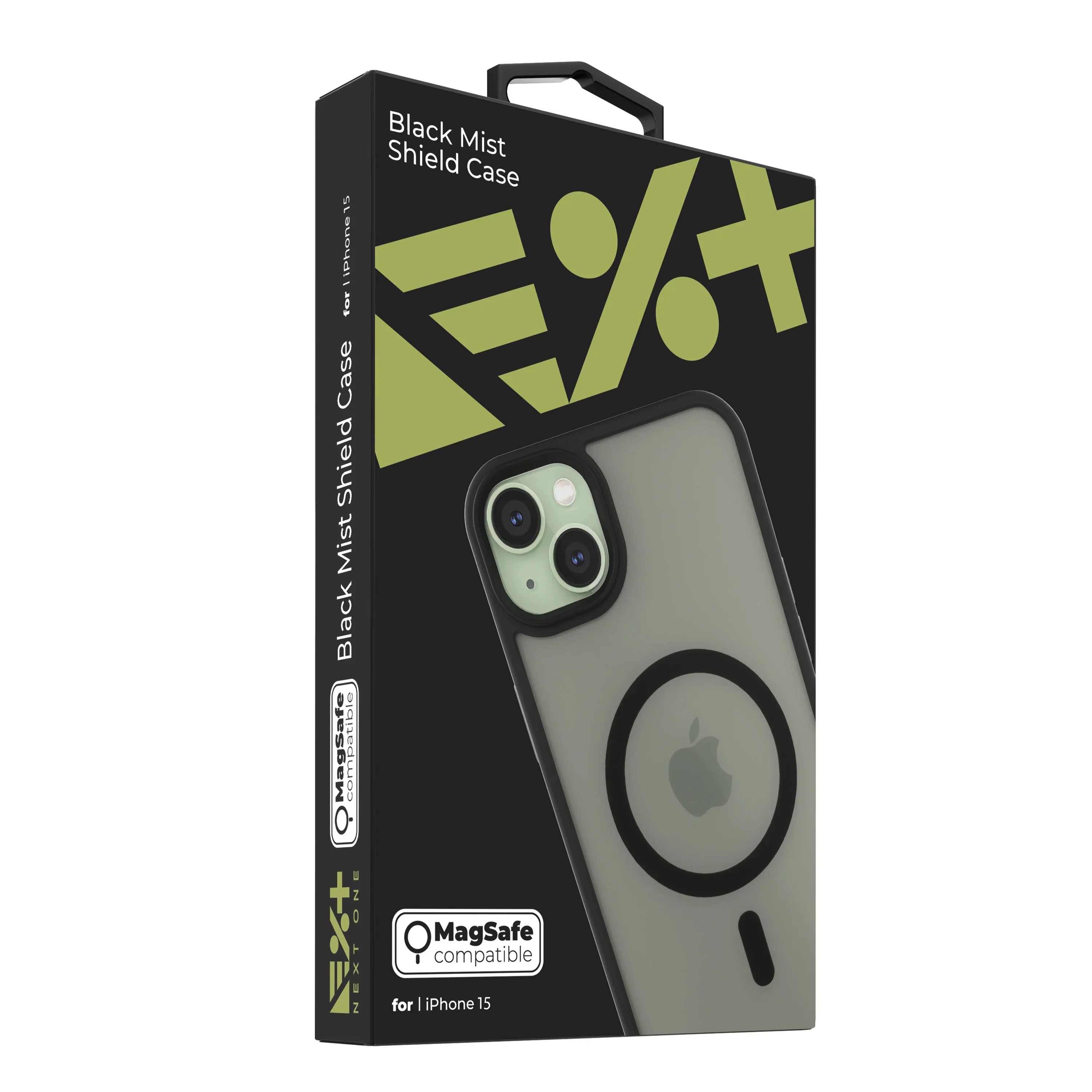 Husa de protectie NOA Mist Shield cu MagSafe pentru iPhone 15, Negru - Image 8