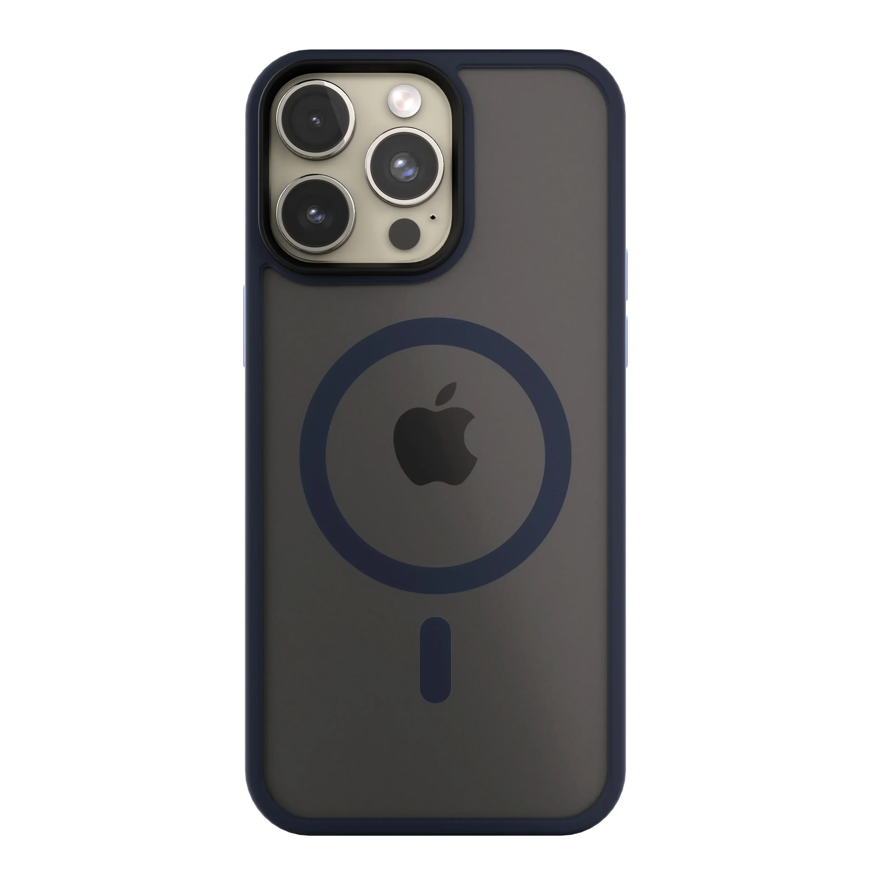 Husa de protectie NOA Mist Shield cu MagSafe pentru iPhone 15 Pro, Albastru