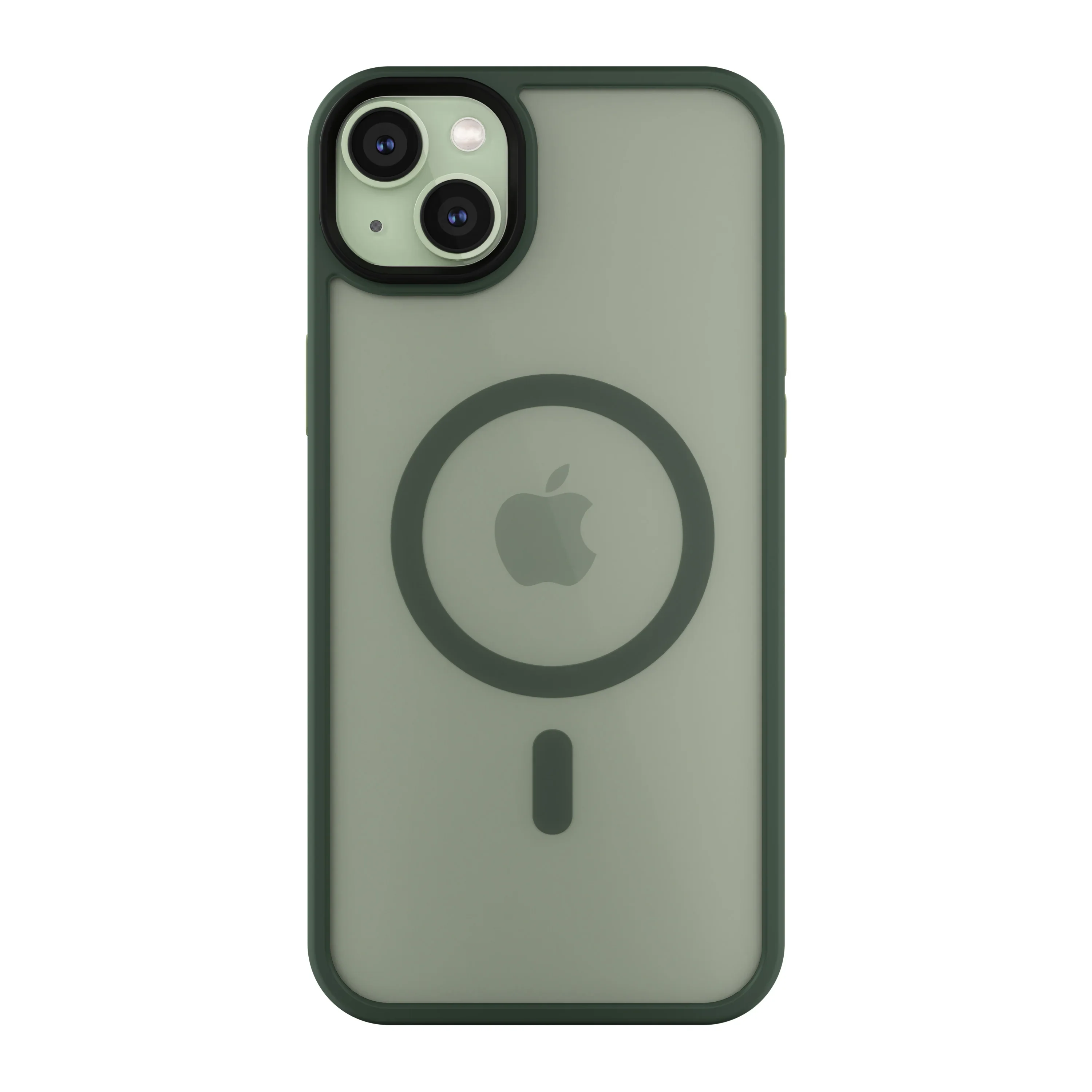 Husa de protectie NOA Mist Shield cu MagSafe pentru iPhone 15, Verde