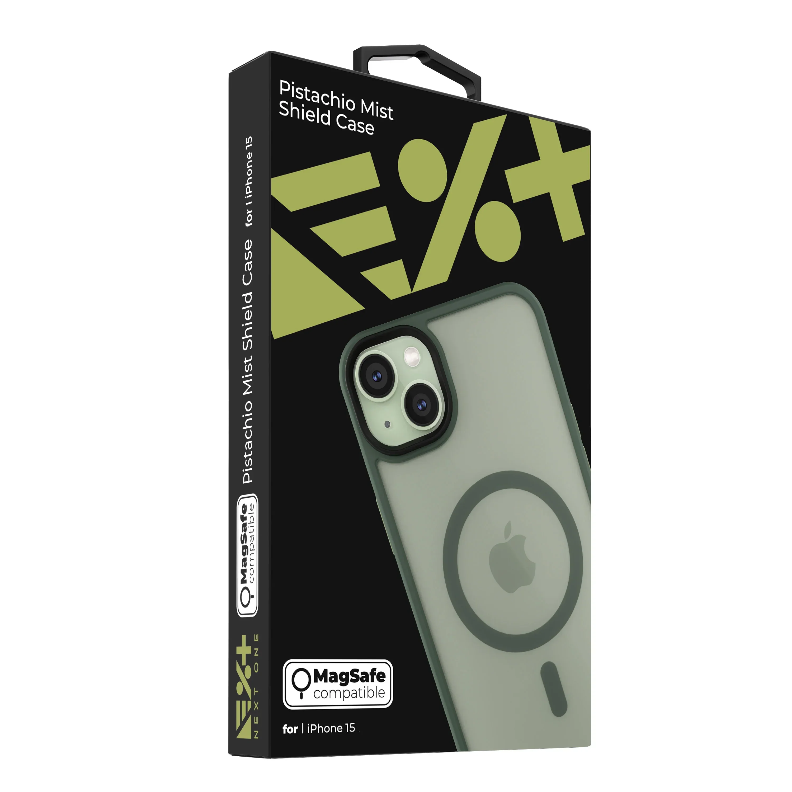 Husa de protectie NOA Mist Shield cu MagSafe pentru iPhone 15, Verde - Image 8