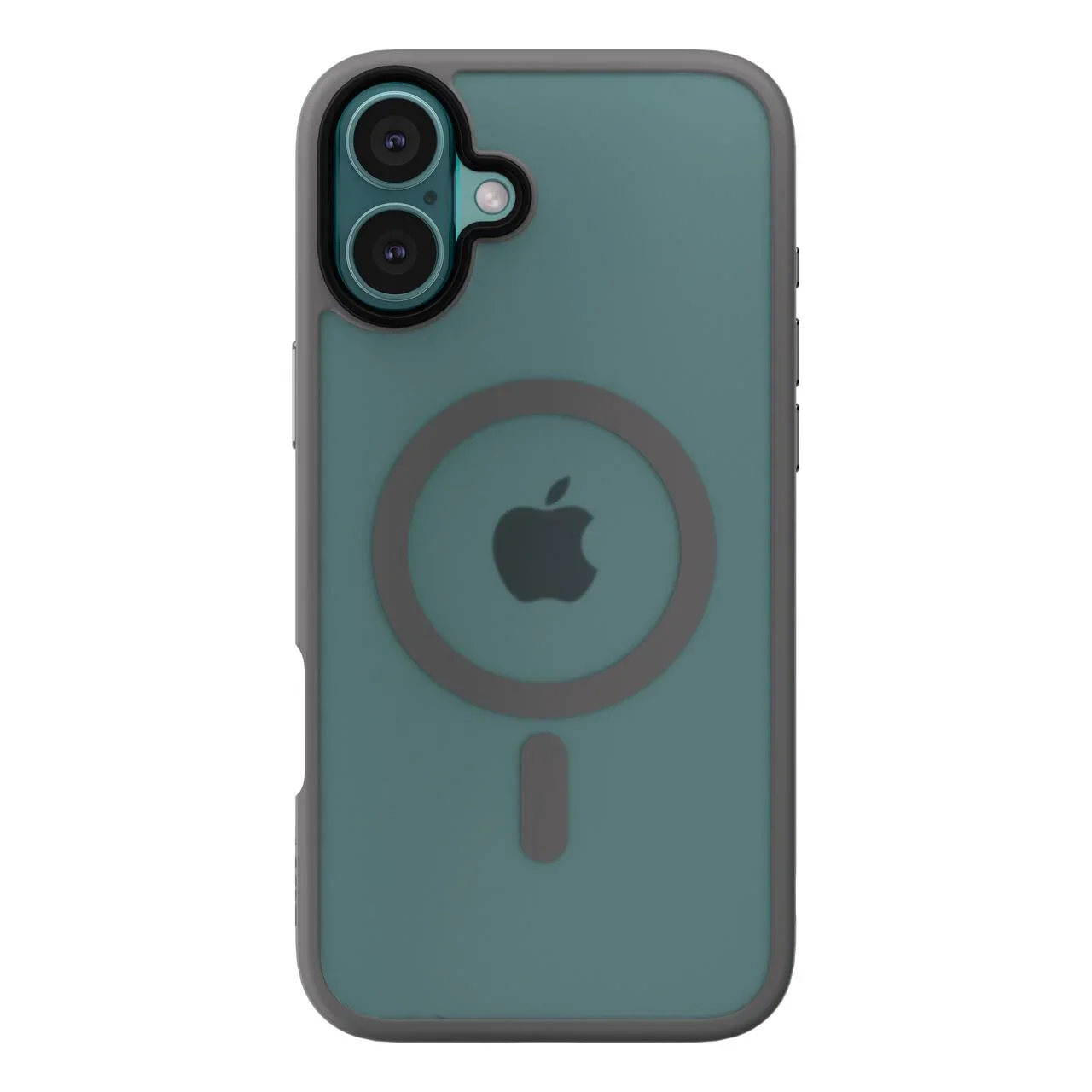 Husa de protectie NOA Mist Shield cu MagSafe pentru iPhone 16, Gri