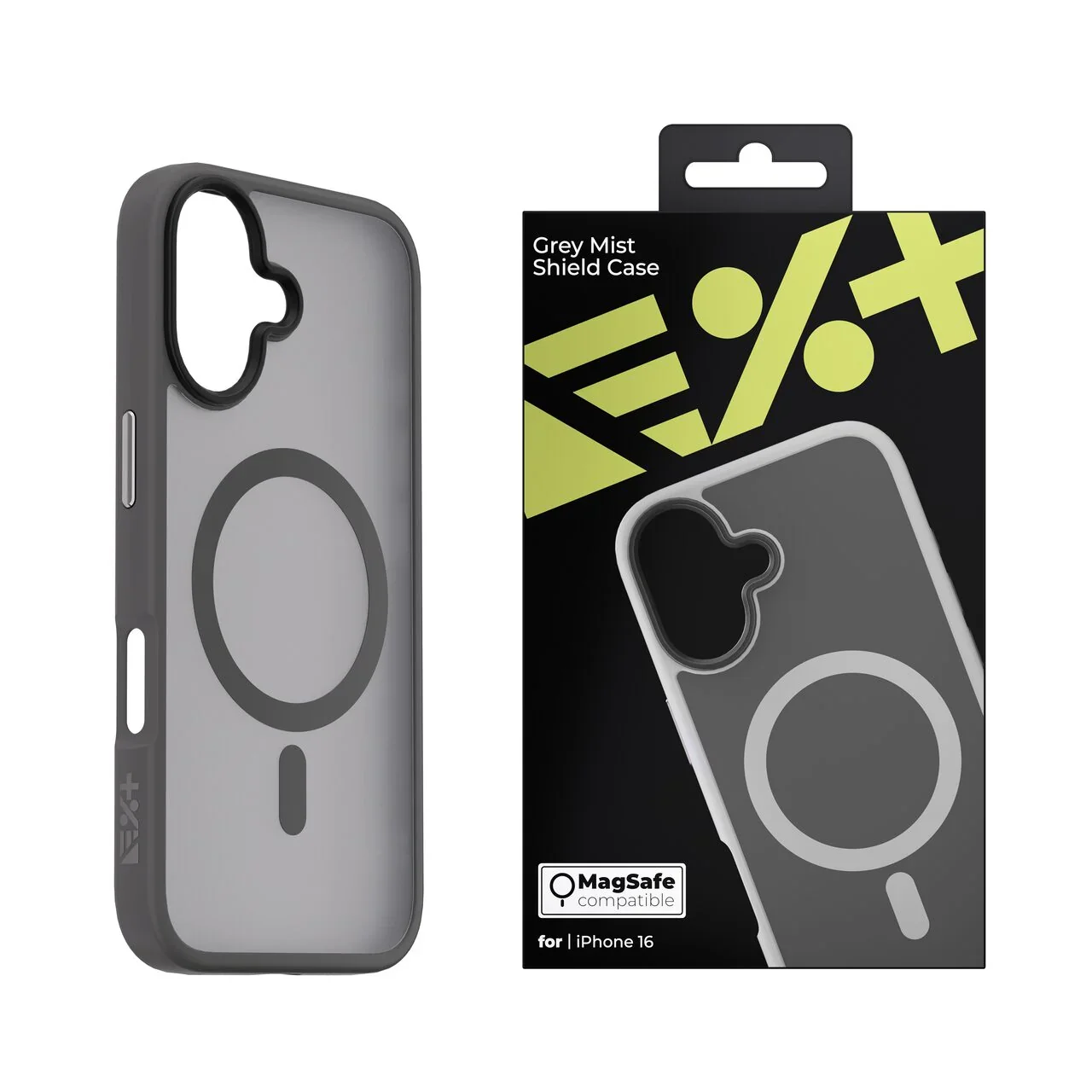 Husa de protectie NOA Mist Shield cu MagSafe pentru iPhone 16, Gri - Image 9
