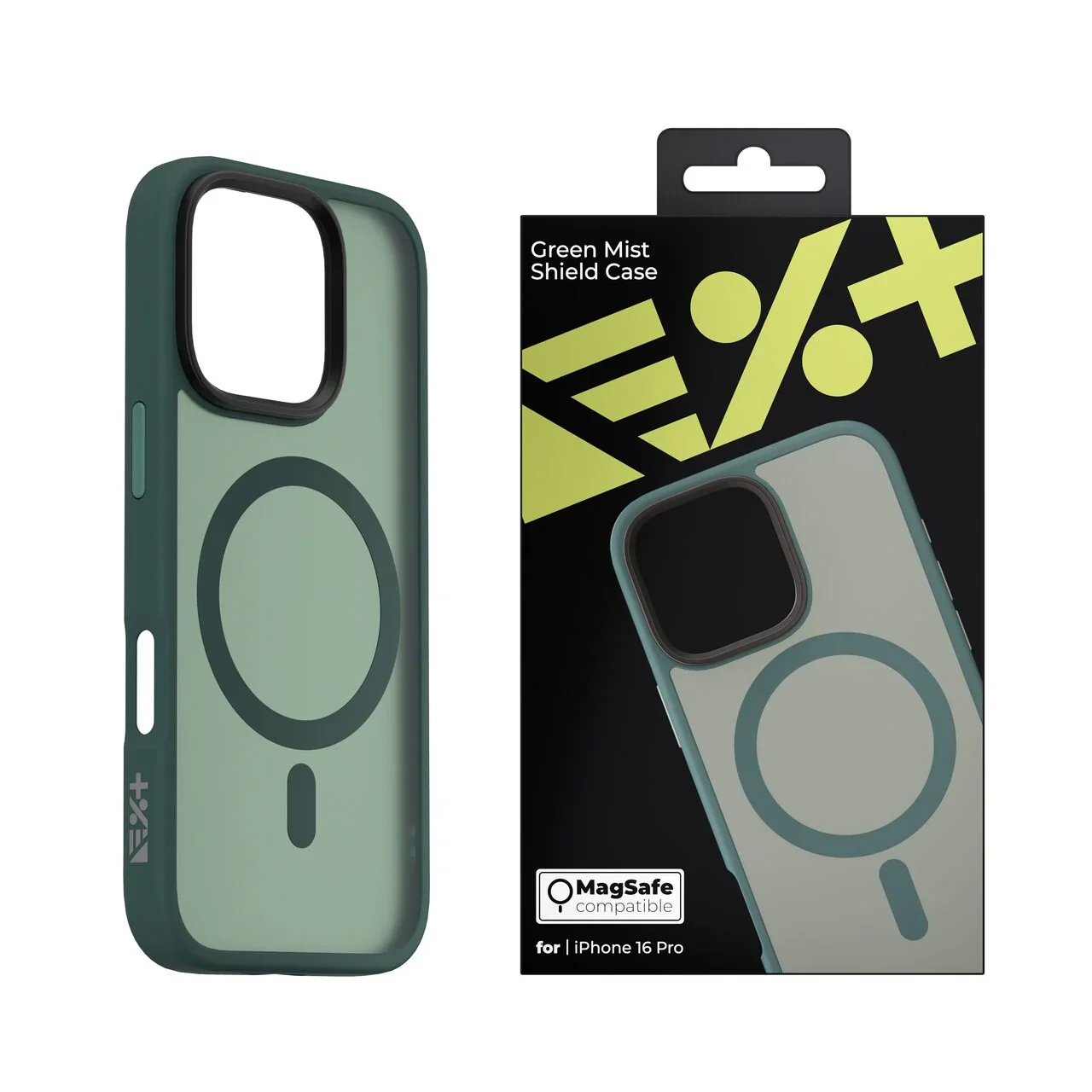 Husa de protectie NOA Mist Shield cu MagSafe pentru iPhone 16 Pro, Verde - Image 9