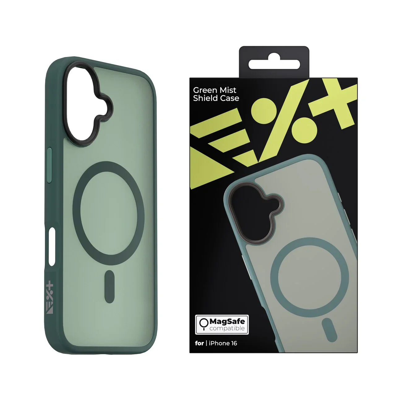 Husa de protectie NOA Mist Shield cu MagSafe pentru iPhone 16, Verde - Image 9