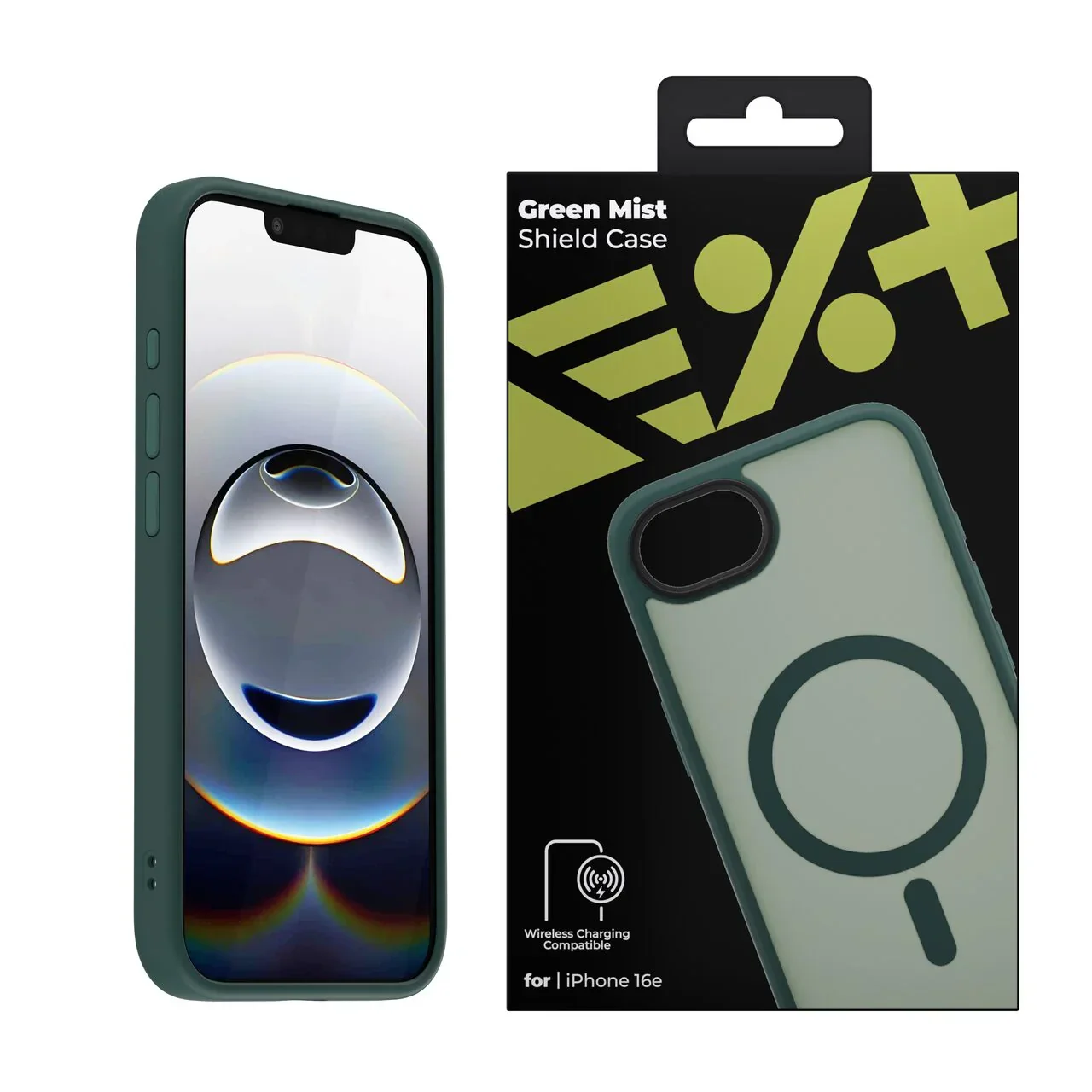 Husa de protectie NOA Mist Shield cu MagSafe pentru iPhone 16e/17e, Verde - Image 9