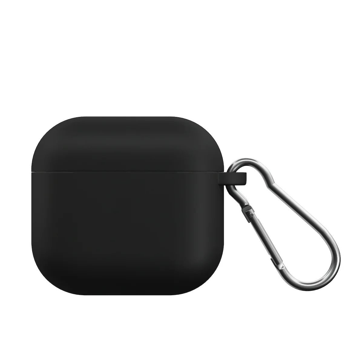 Husa de protectie NOA pentru AirPods 4, Silicon, Negru