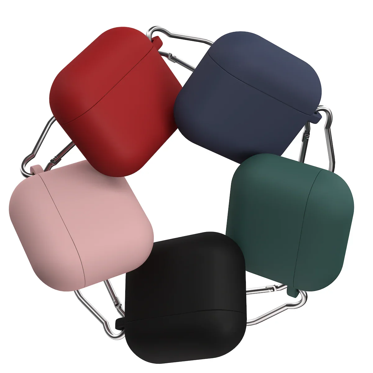 Husa de protectie NOA pentru AirPods 4, Silicon, Negru - Image 5