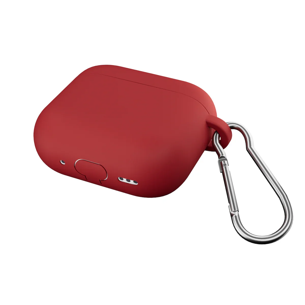 Husa de protectie NOA pentru AirPods 4, Silicon, Rosu - Image 2