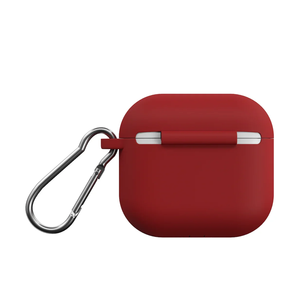 Husa de protectie NOA pentru AirPods 4, Silicon, Rosu - Image 4
