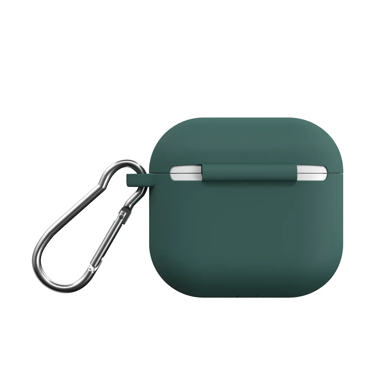 Husa de protectie NOA pentru AirPods 4, Silicon, Verde - Image 4