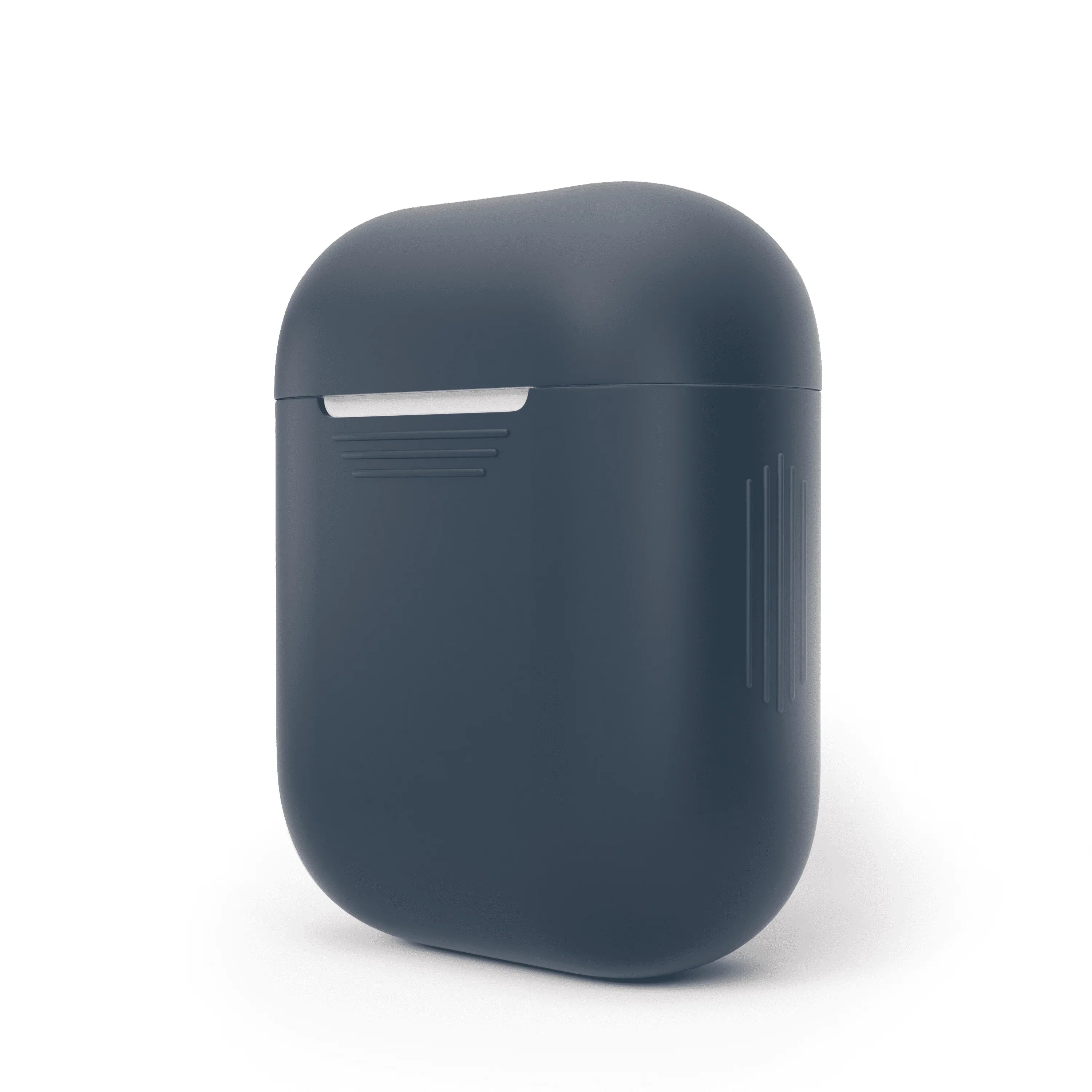 Husa de protectie NOA pentru AirPods (gen.1-2), Silicon, Albastru - Image 3