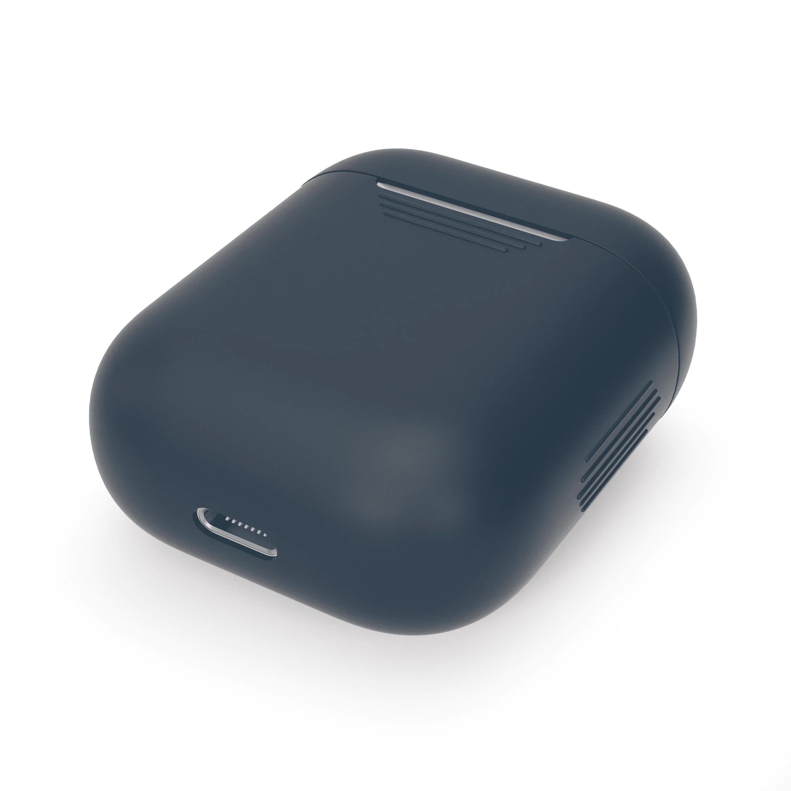 Husa de protectie NOA pentru AirPods (gen.1-2), Silicon, Albastru - Image 4