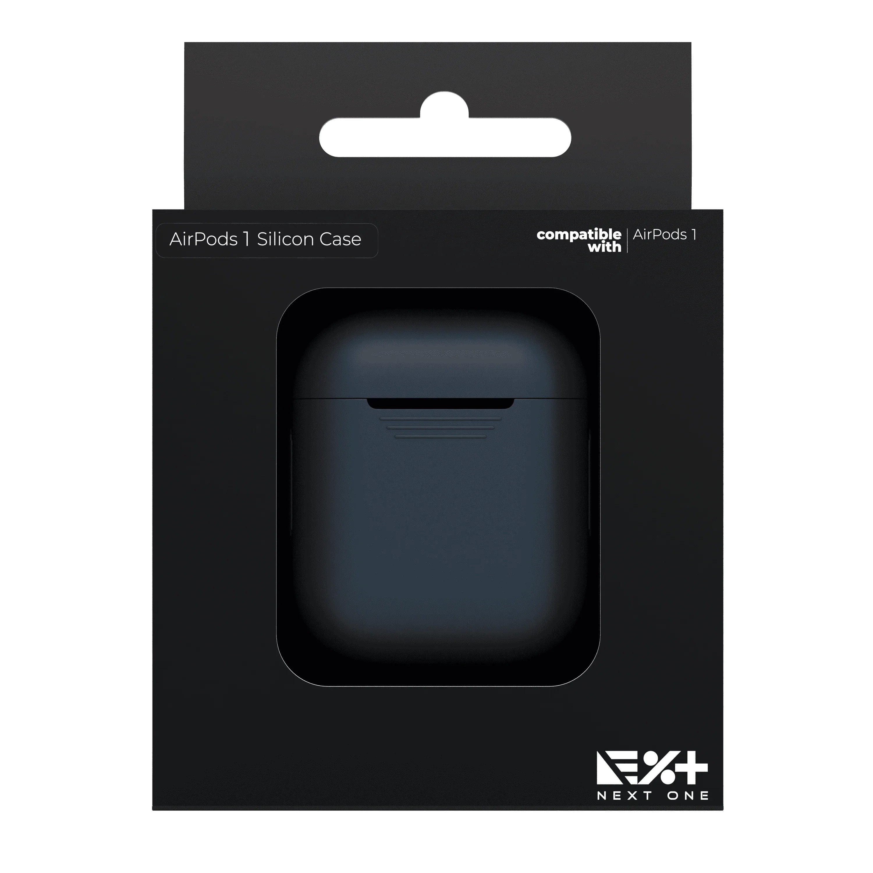 Husa de protectie NOA pentru AirPods (gen.1-2), Silicon, Albastru - Image 6