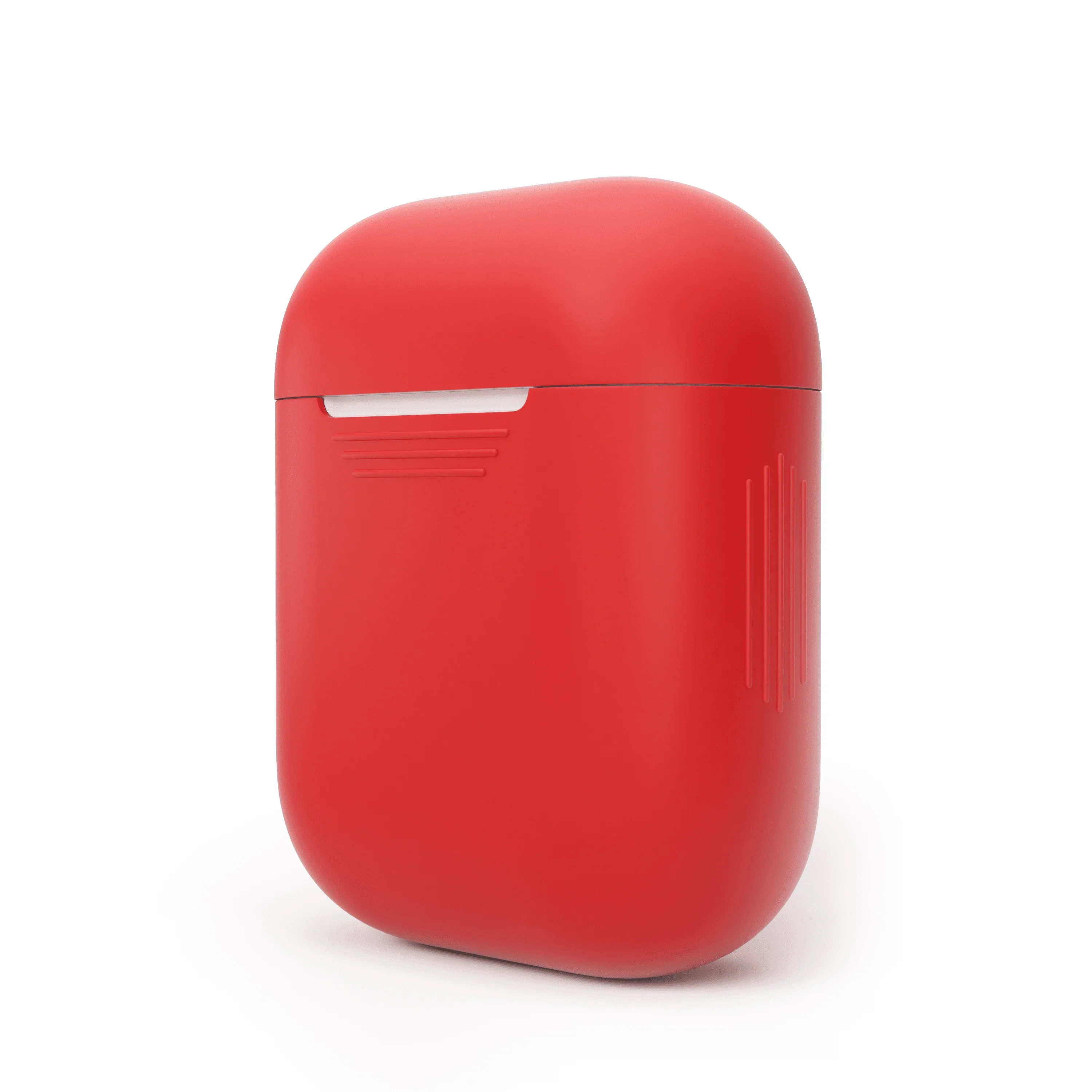 Husa de protectie NOA pentru AirPods (gen.1-2), Silicon, Rosu - Image 3