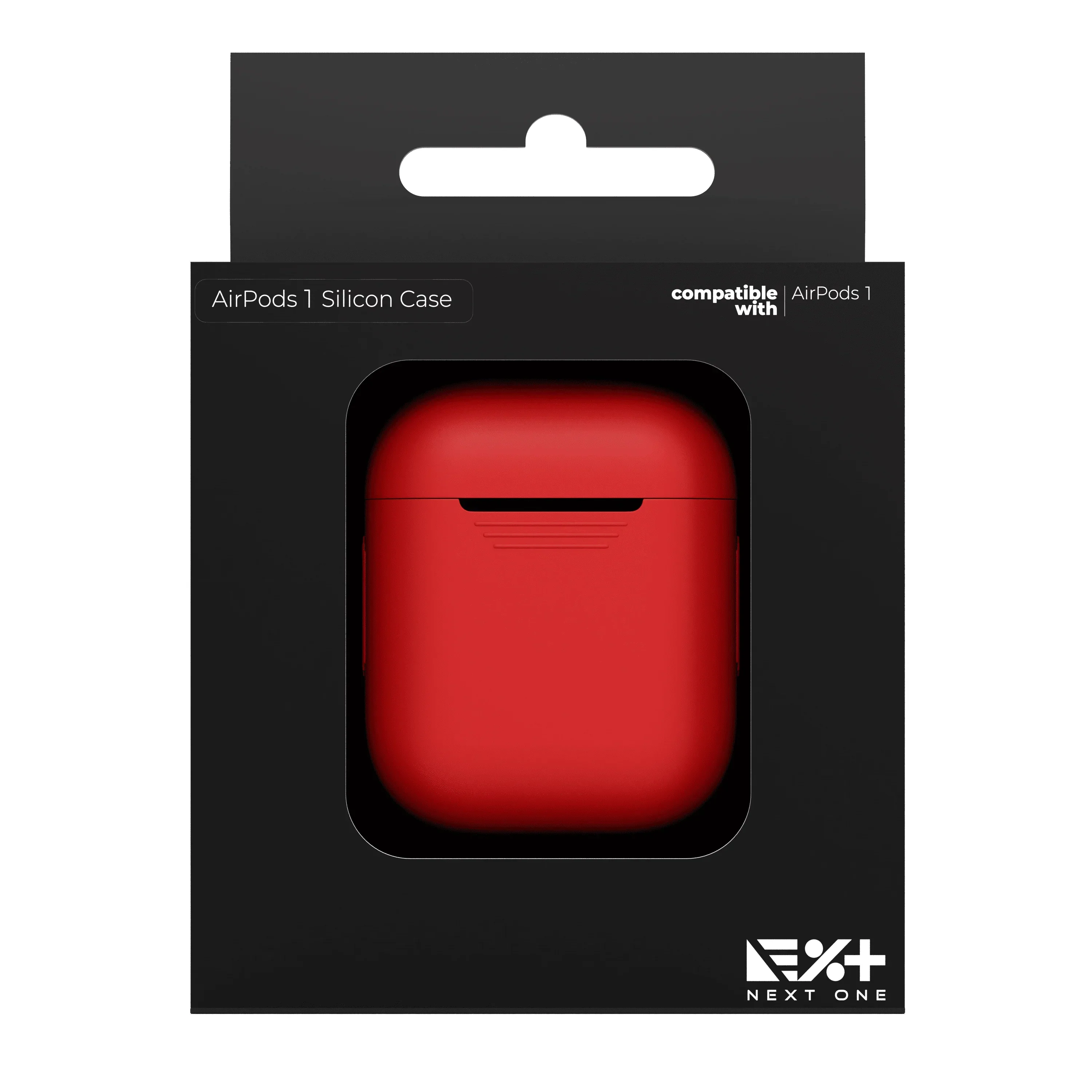 Husa de protectie NOA pentru AirPods (gen.1-2), Silicon, Rosu - Image 6