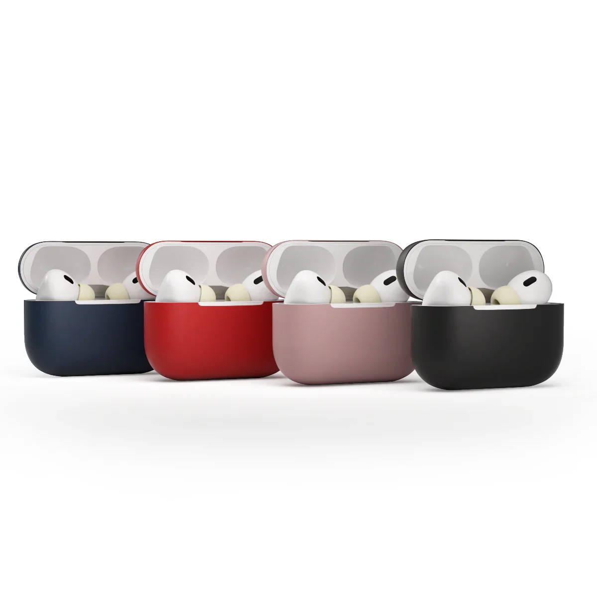 Husa de protectie NOA pentru AirPods Pro (gen.2), Silicon, Negru - Image 10