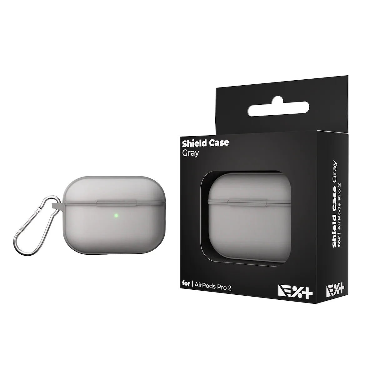 Husa de protectie NOA pentru AirPods Pro (gen. 2), TPU, Gri - Image 6
