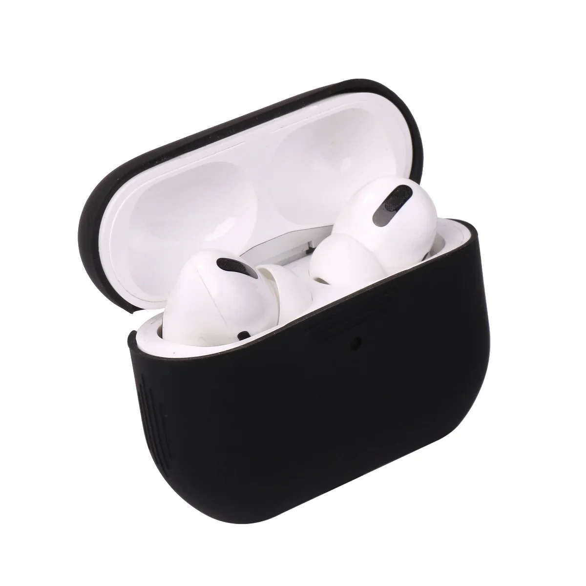 Husa de protectie NOA pentru AirPods Pro, Silicon, Negru - Image 2