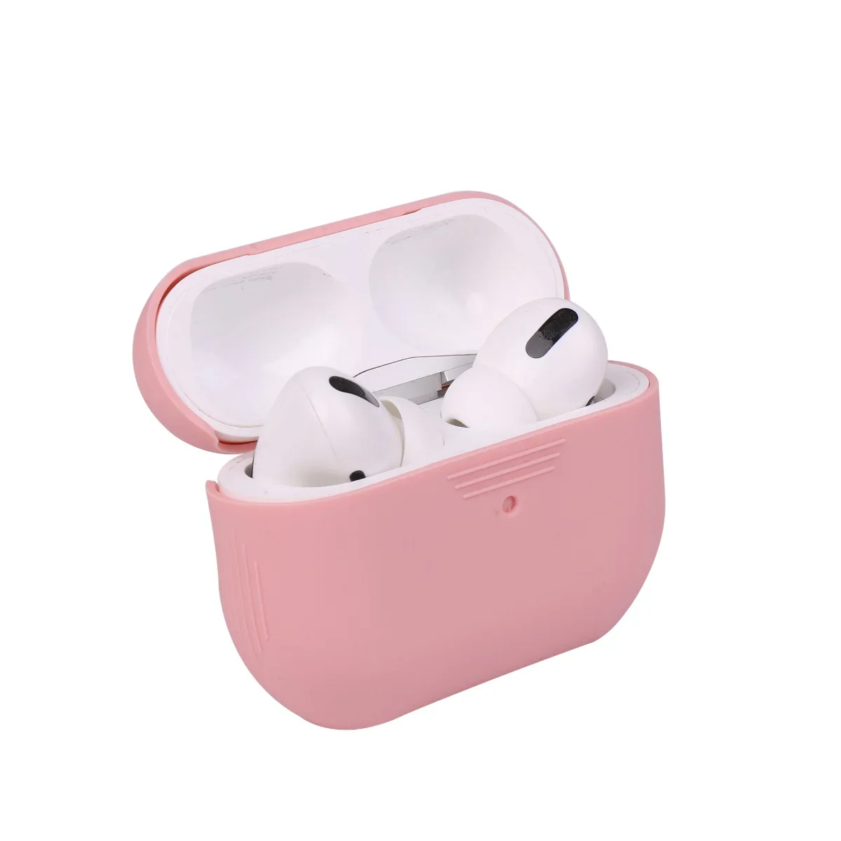 Husa de protectie NOA pentru AirPods Pro, Silicon, Roz - Image 2