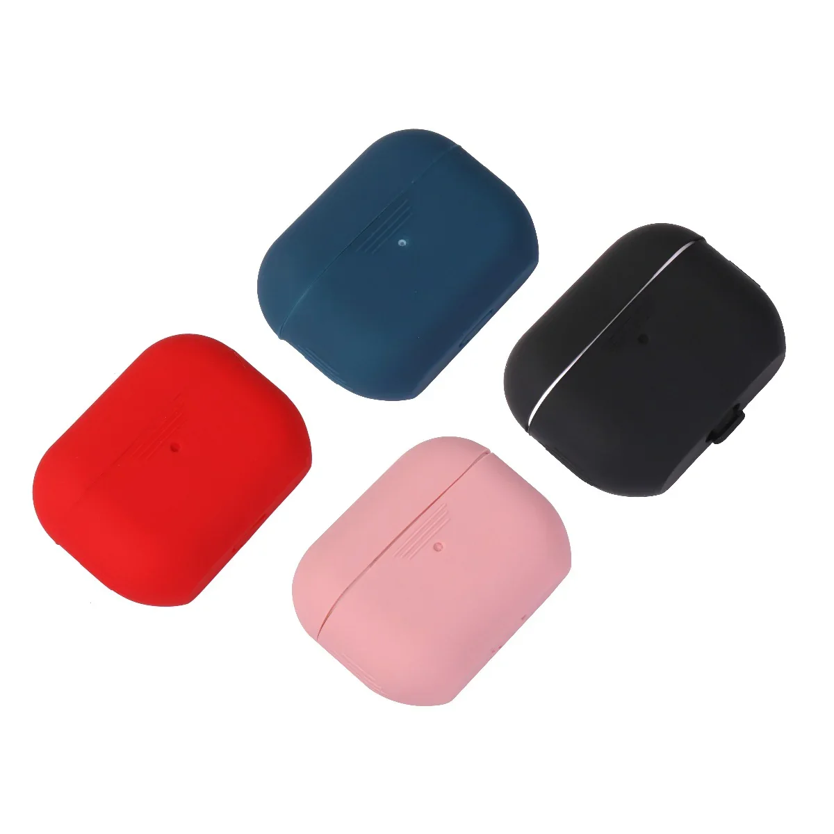 Husa de protectie NOA pentru AirPods Pro, Silicon, Roz - Image 5