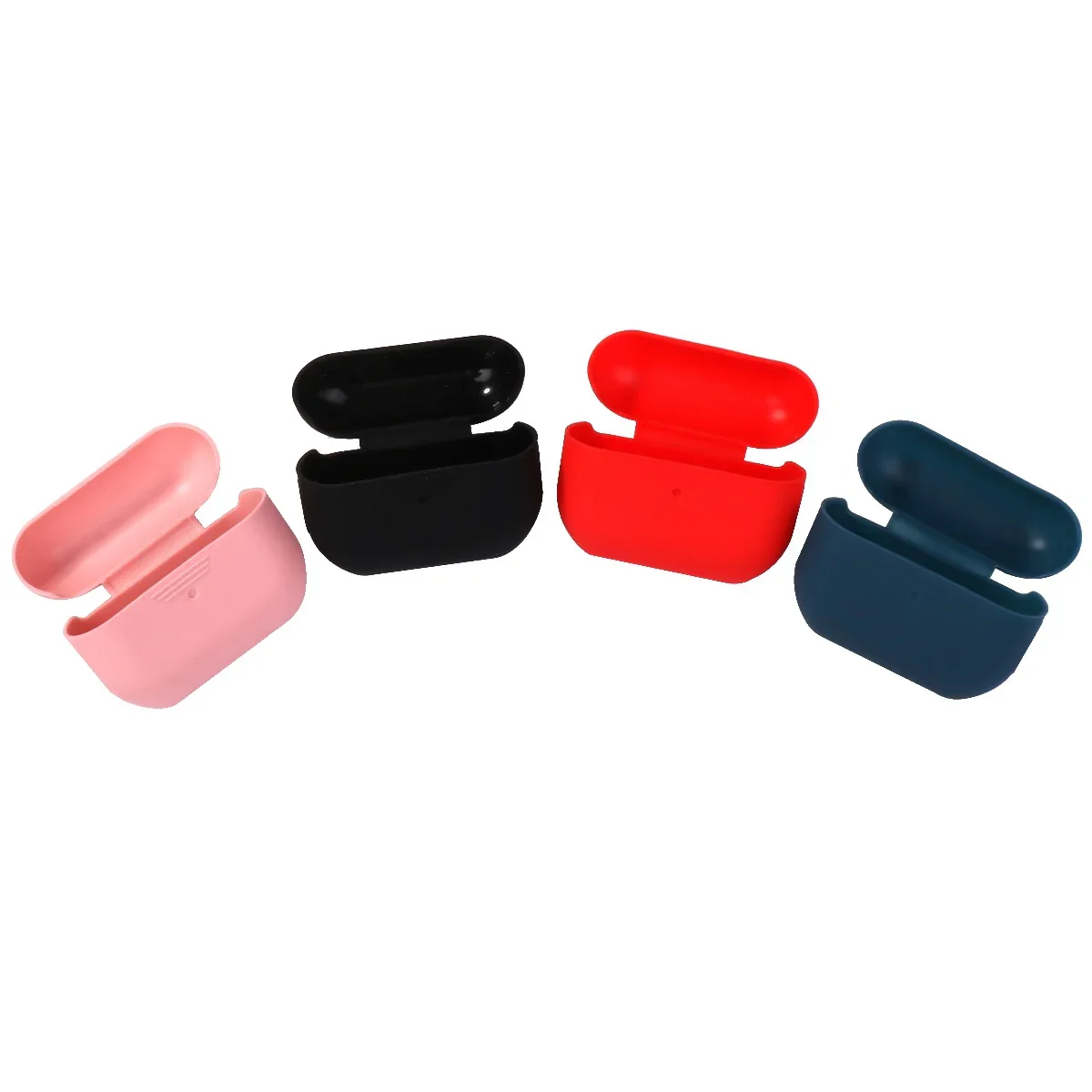 Husa de protectie NOA pentru AirPods Pro, Silicon, Roz - Image 6