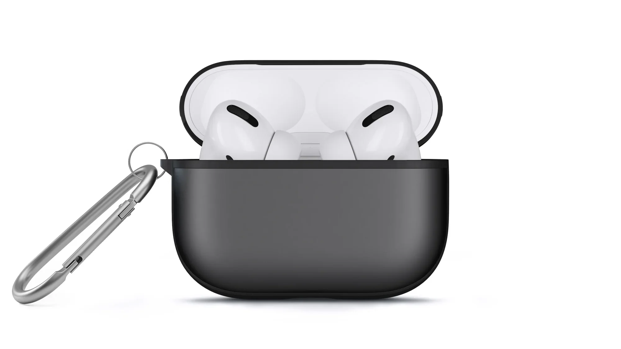 Husa de protectie NOA pentru AirPods Pro, TPU, Negru - Image 2