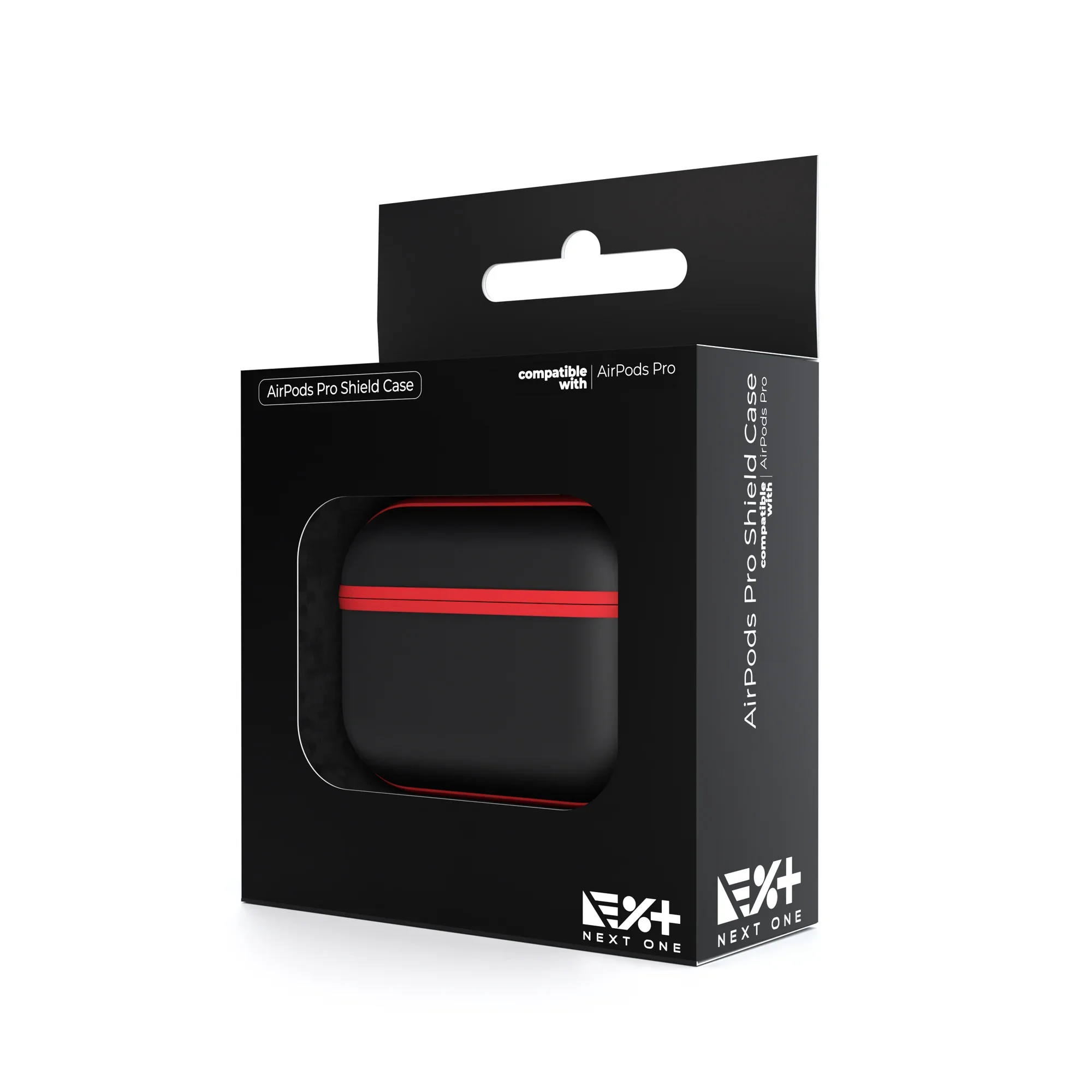 Husa de protectie NOA pentru AirPods Pro, TPU, Rosu - Image 6