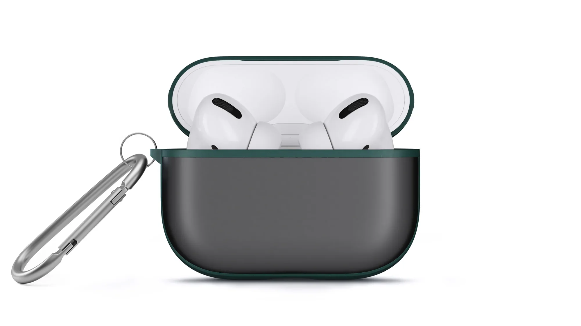 Husa de protectie NOA pentru AirPods Pro, TPU, Verde - Image 2