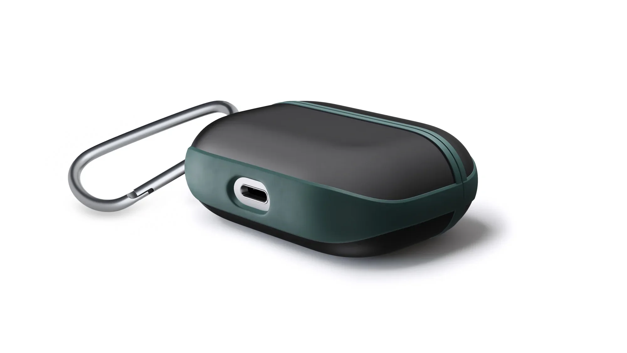 Husa de protectie NOA pentru AirPods Pro, TPU, Verde - Image 4
