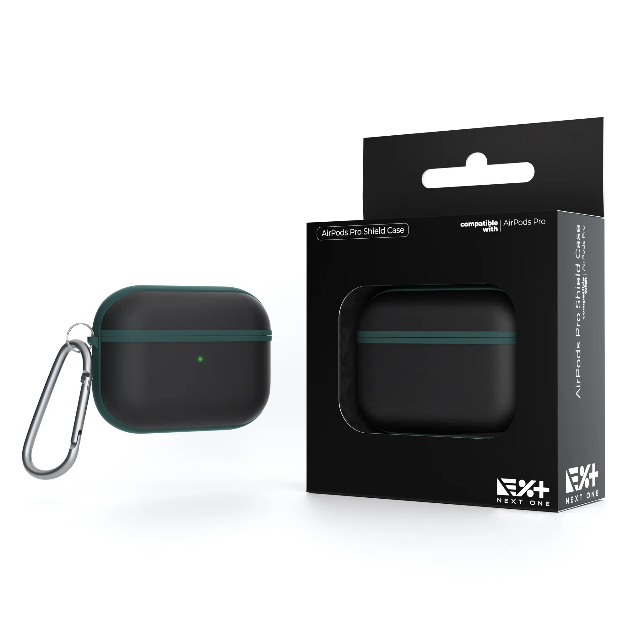 Husa de protectie NOA pentru AirPods Pro, TPU, Verde - Image 7
