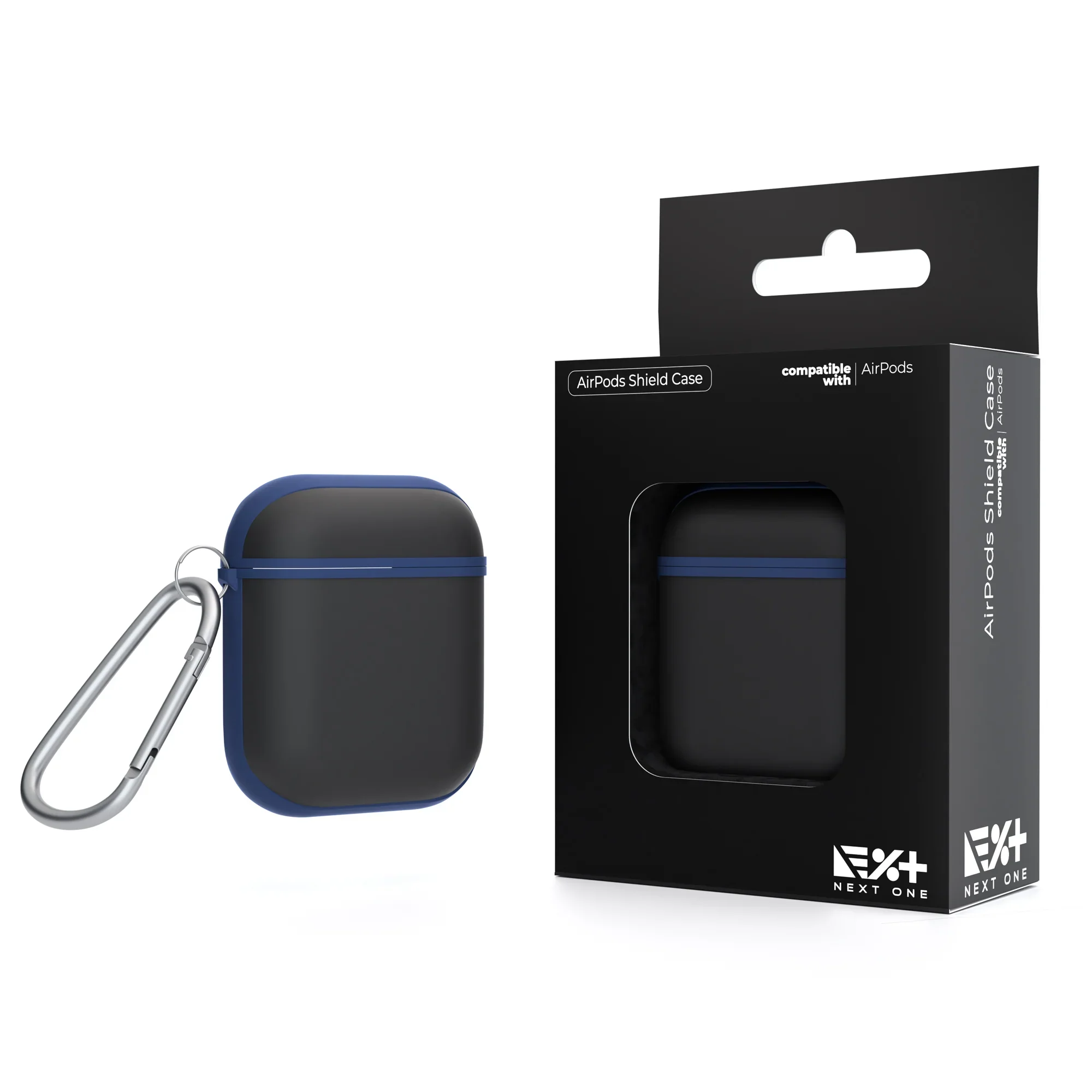 Husa de protectie NOA pentru AirPods, TPU, Albastru - Image 6
