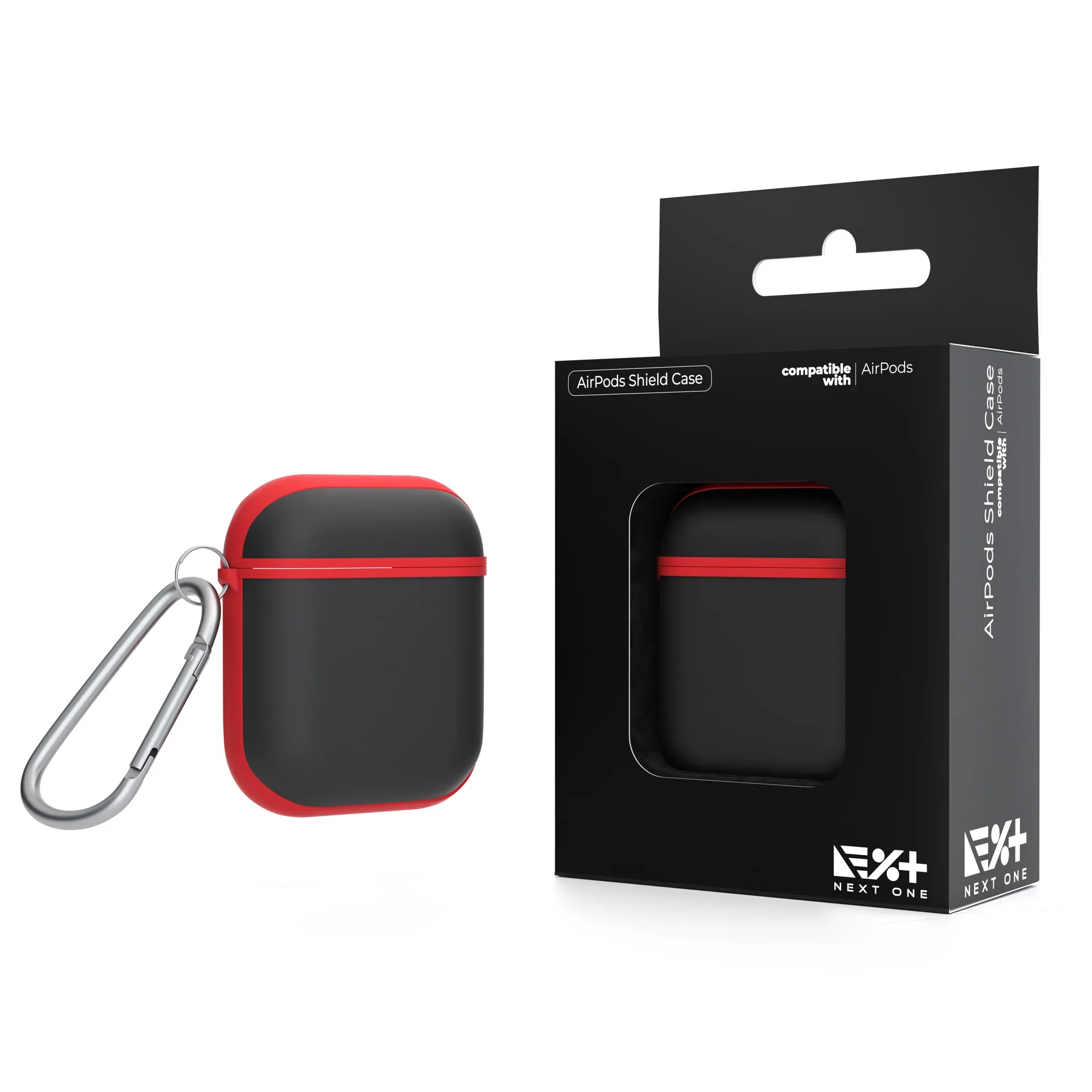 Husa de protectie NOA pentru AirPods, TPU, Rosu - Image 6