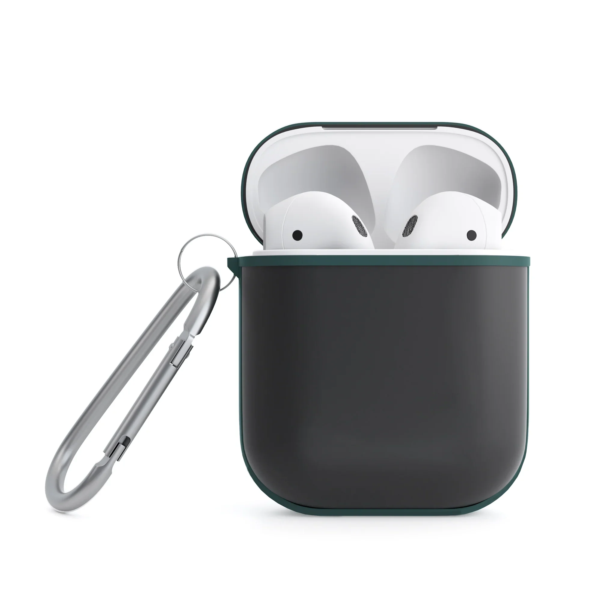 Husa de protectie NOA pentru AirPods, TPU, Verde