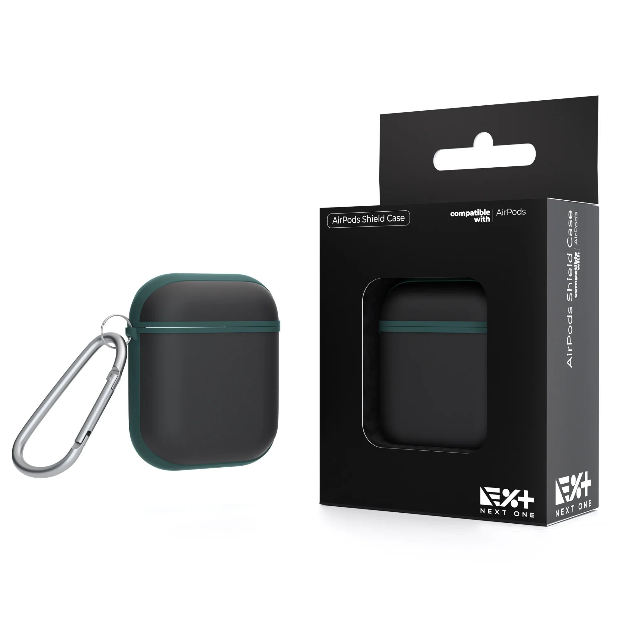 Husa de protectie NOA pentru AirPods, TPU, Verde - Image 6