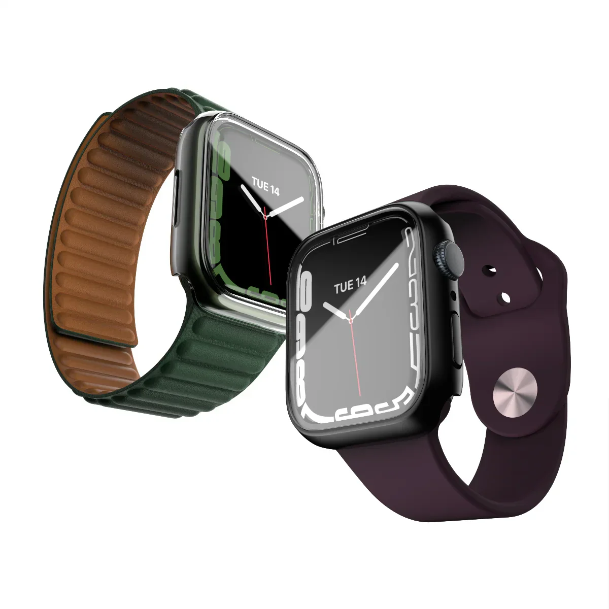 Husa de protectie NOA pentru Apple Watch 41mm, Negru - Image 6