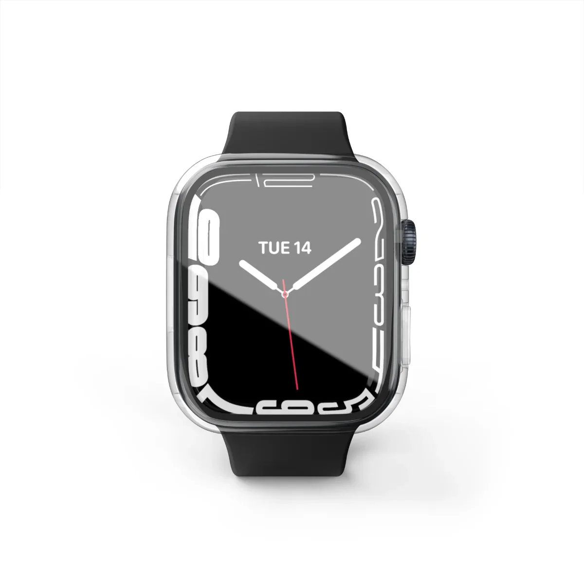Husa de protectie NOA pentru Apple Watch 45mm, Transparent - Image 2