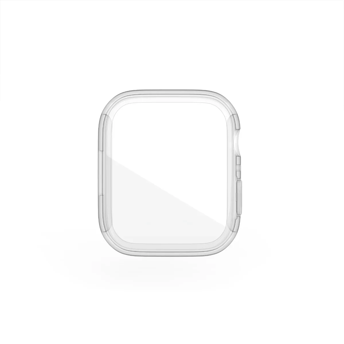 Husa de protectie NOA pentru Apple Watch 45mm, Transparent - Image 5