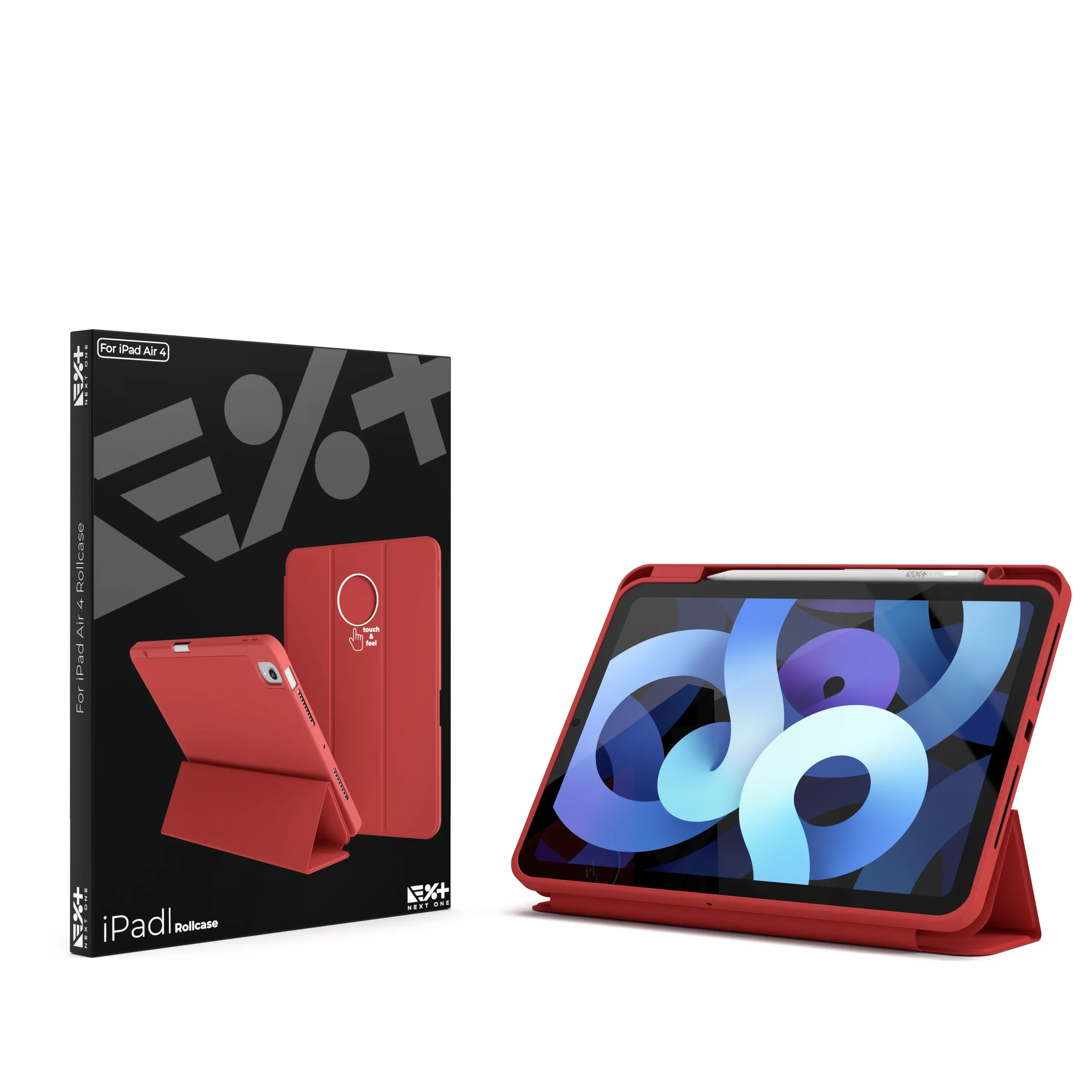 Husa de protectie NOA pentru iPad Air 4, Rosu - Image 10