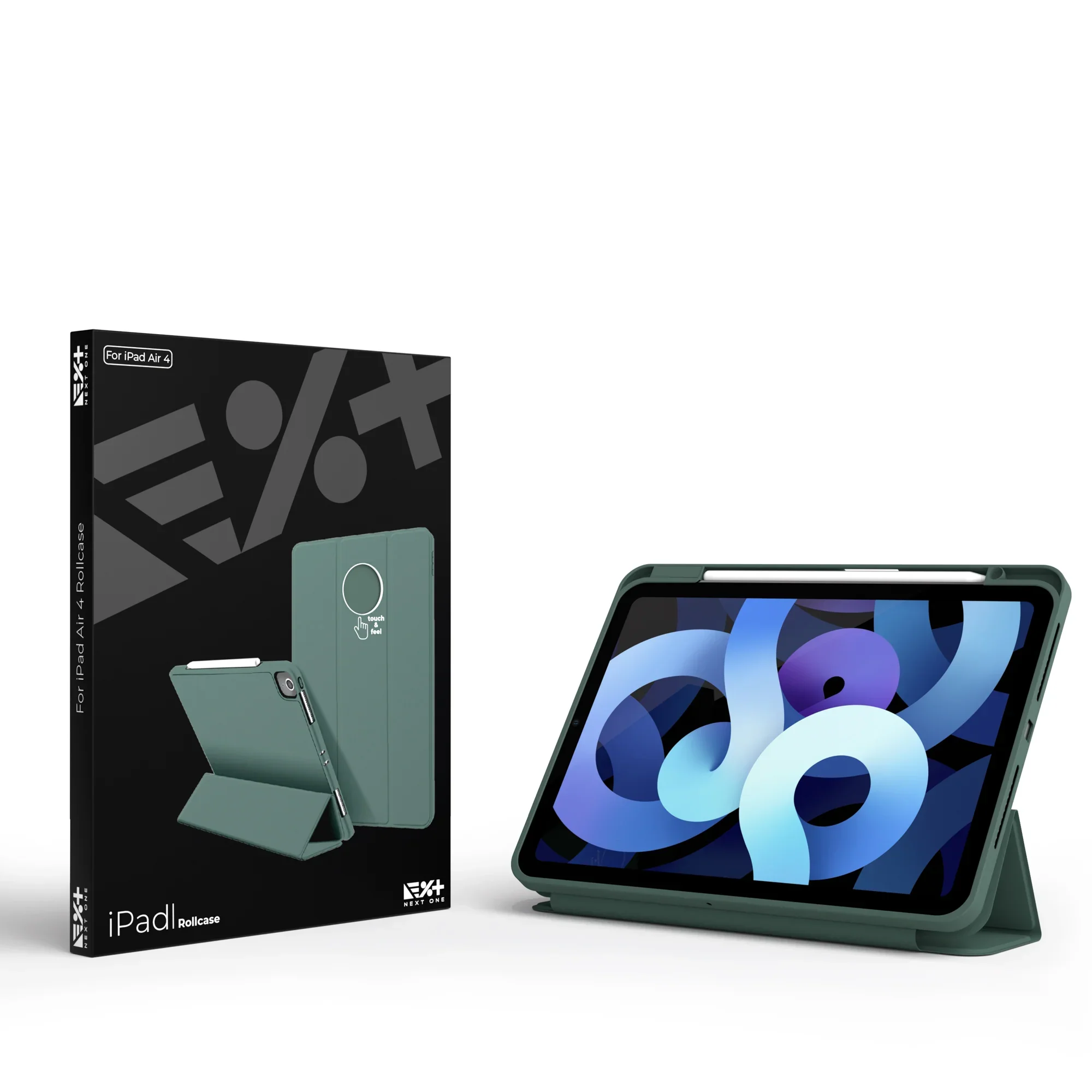 Husa de protectie NOA pentru iPad Air 4, Verde - Image 10