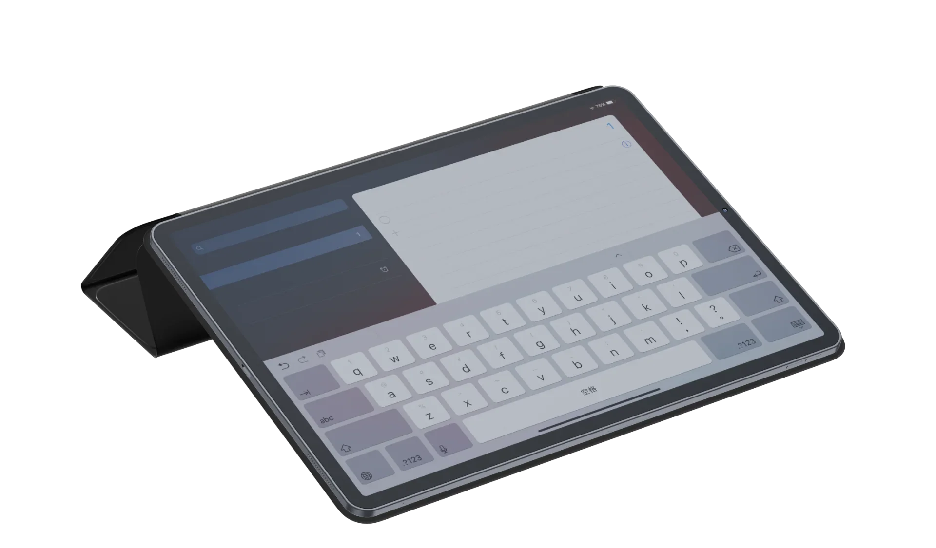 Husa de protectie NOA pentru iPad Pro 12.9-inch cu suport magnetic, Rosu - Image 2