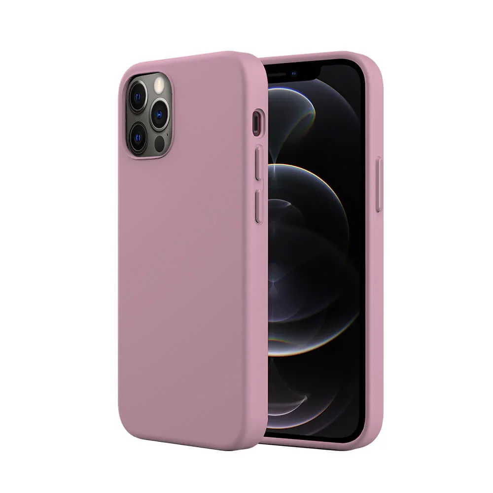 Husa de protectie NOA pentru iPhone 12 / iPhone 12 Pro, Silicon, Roz - Image 3