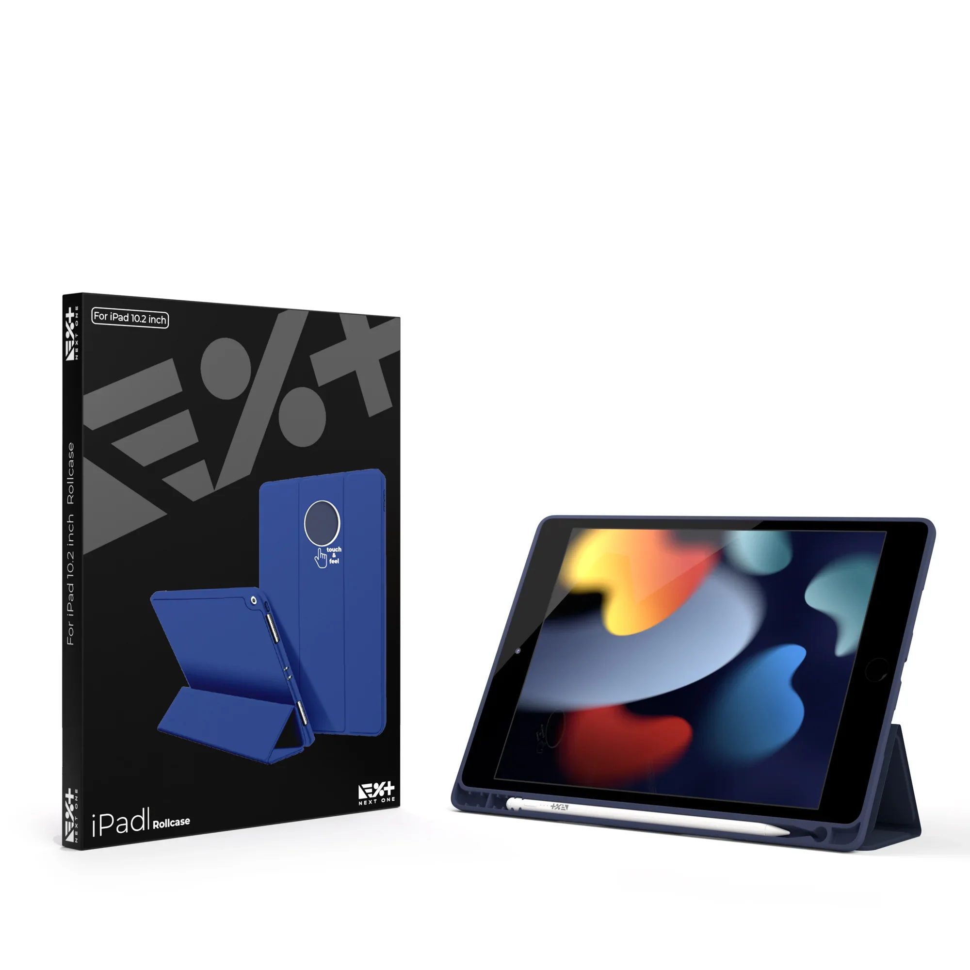 Husa de protectie NOA Rollcase pentru iPad 10.2inch, Albastru - Image 4