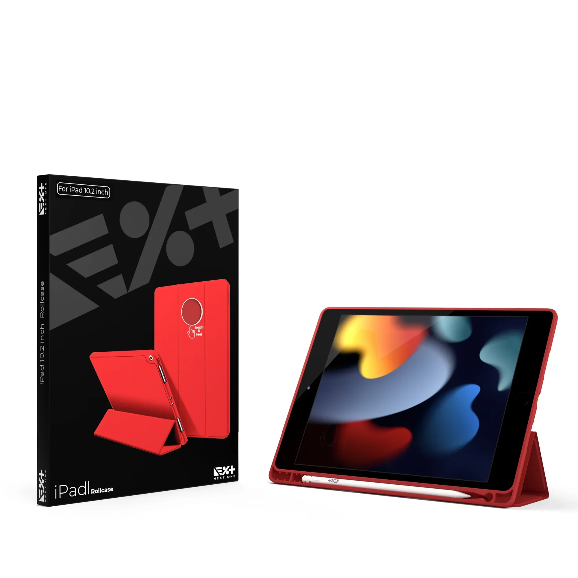 Husa de protectie NOA Rollcase pentru iPad 10.2inch, Rosu - Image 10