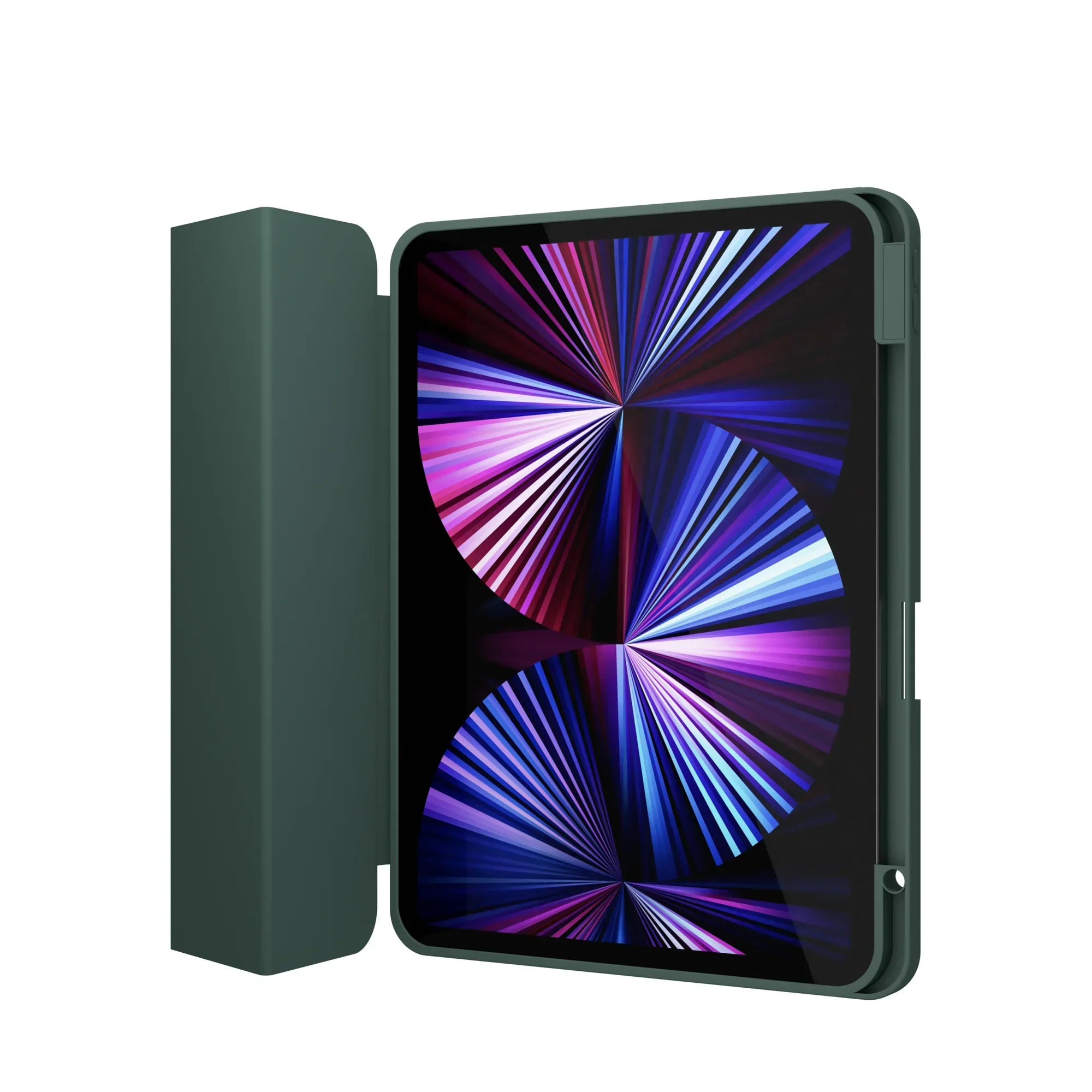 Husa de protectie NOA Rollcase pentru iPad Pro 11" M1-M4, Verde - Image 4