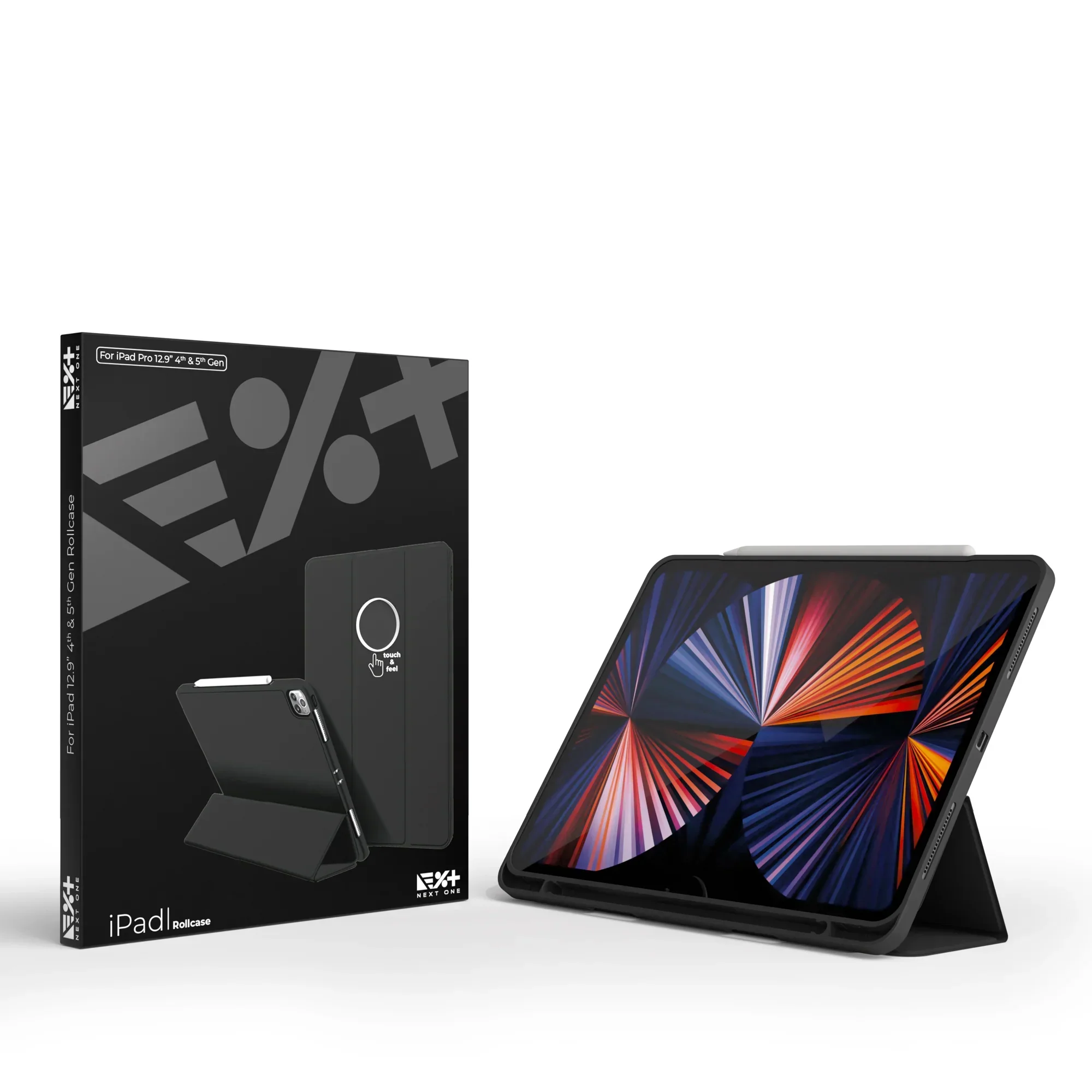 Husa de protectie NOA Rollcase pentru iPad 12.9-inch, Negru - Image 10