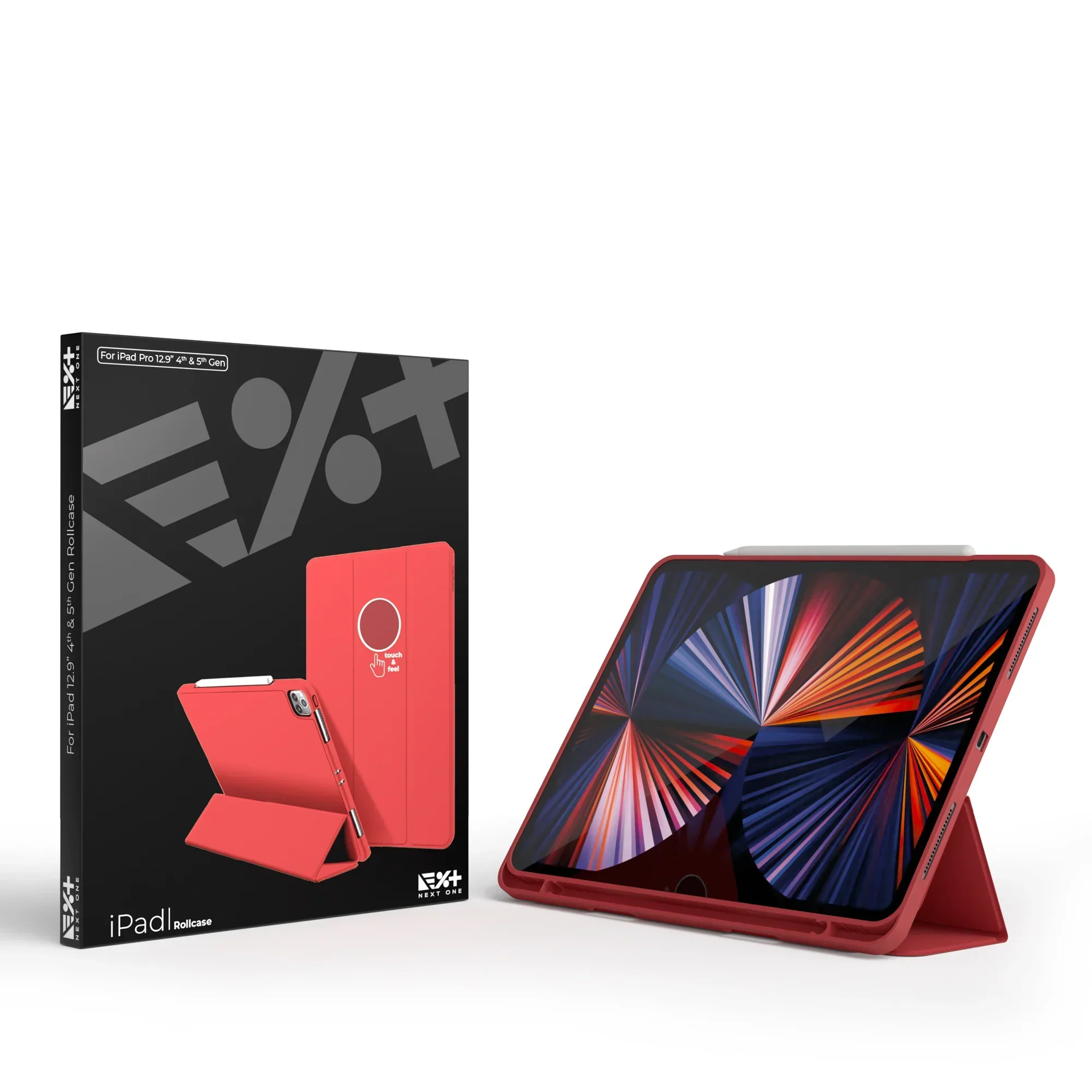 Husa de protectie NOA Rollcase pentru iPad 12.9-inch, Rosu - Image 10