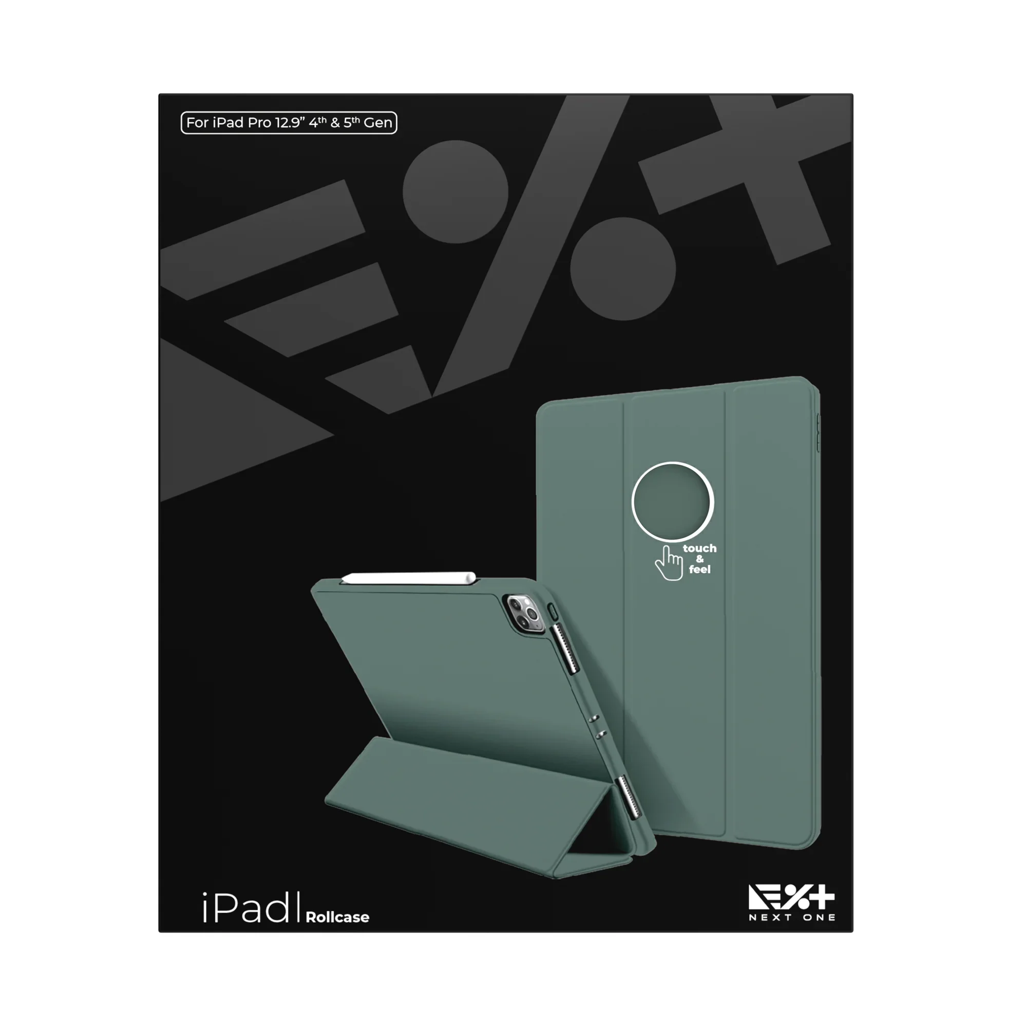 Husa de protectie NOA Rollcase pentru iPad 12.9-inch, Verde - Image 8